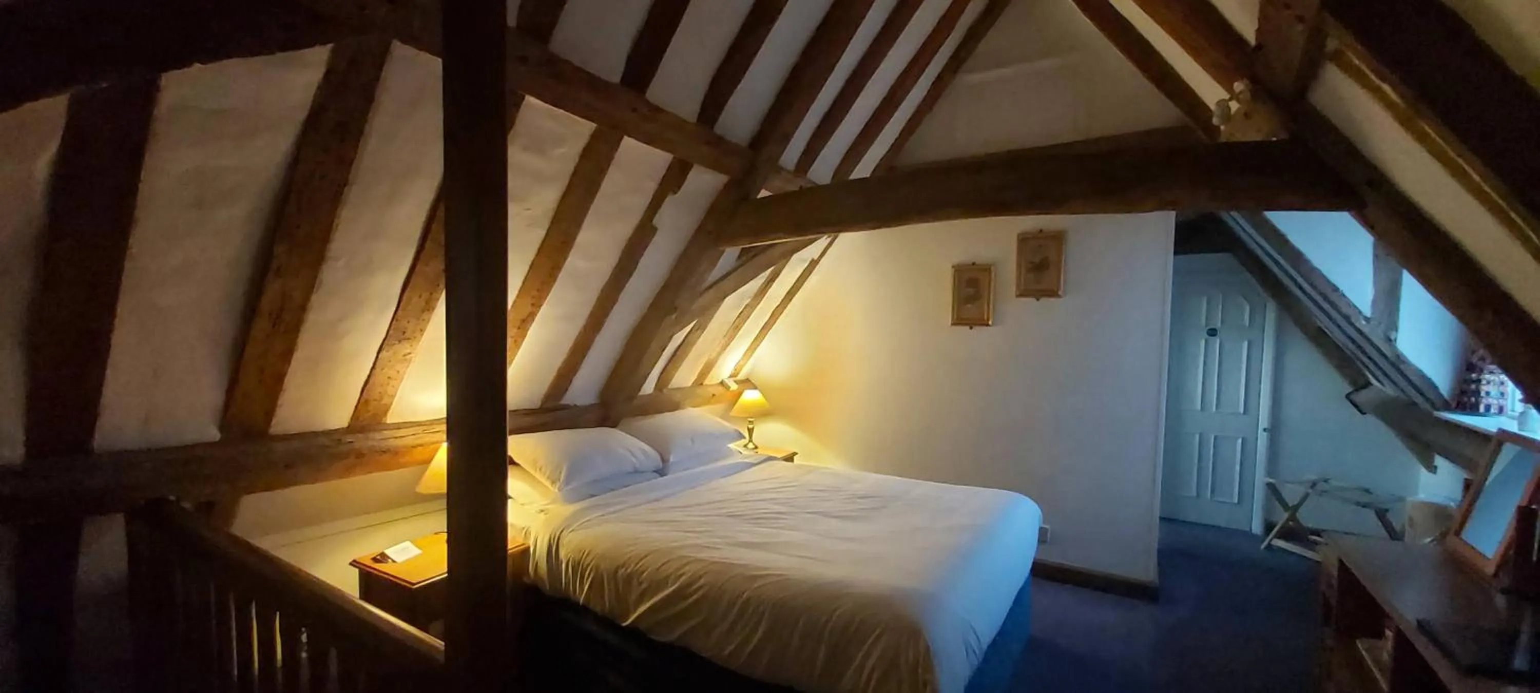 Bed in The Old Ram Coaching Inn