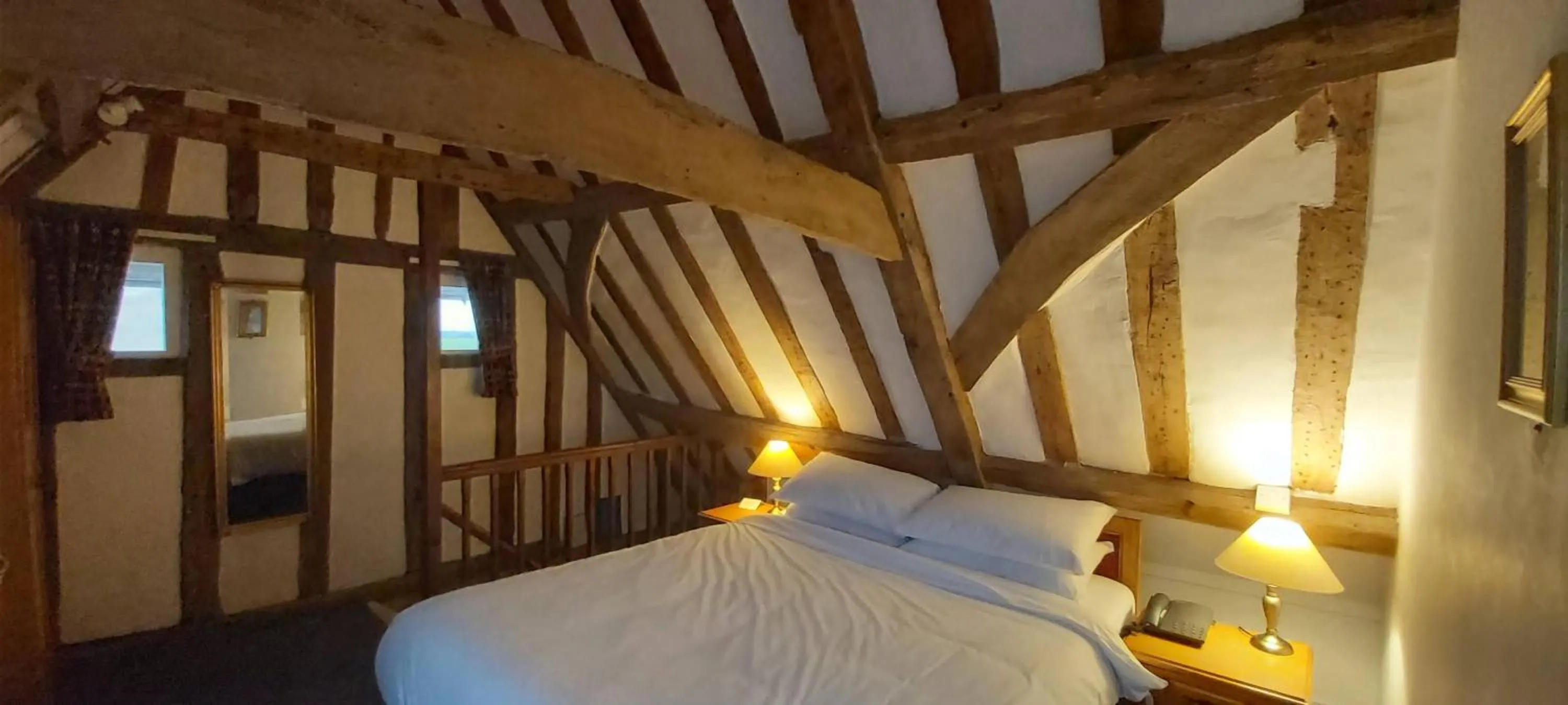 Bed in The Old Ram Coaching Inn