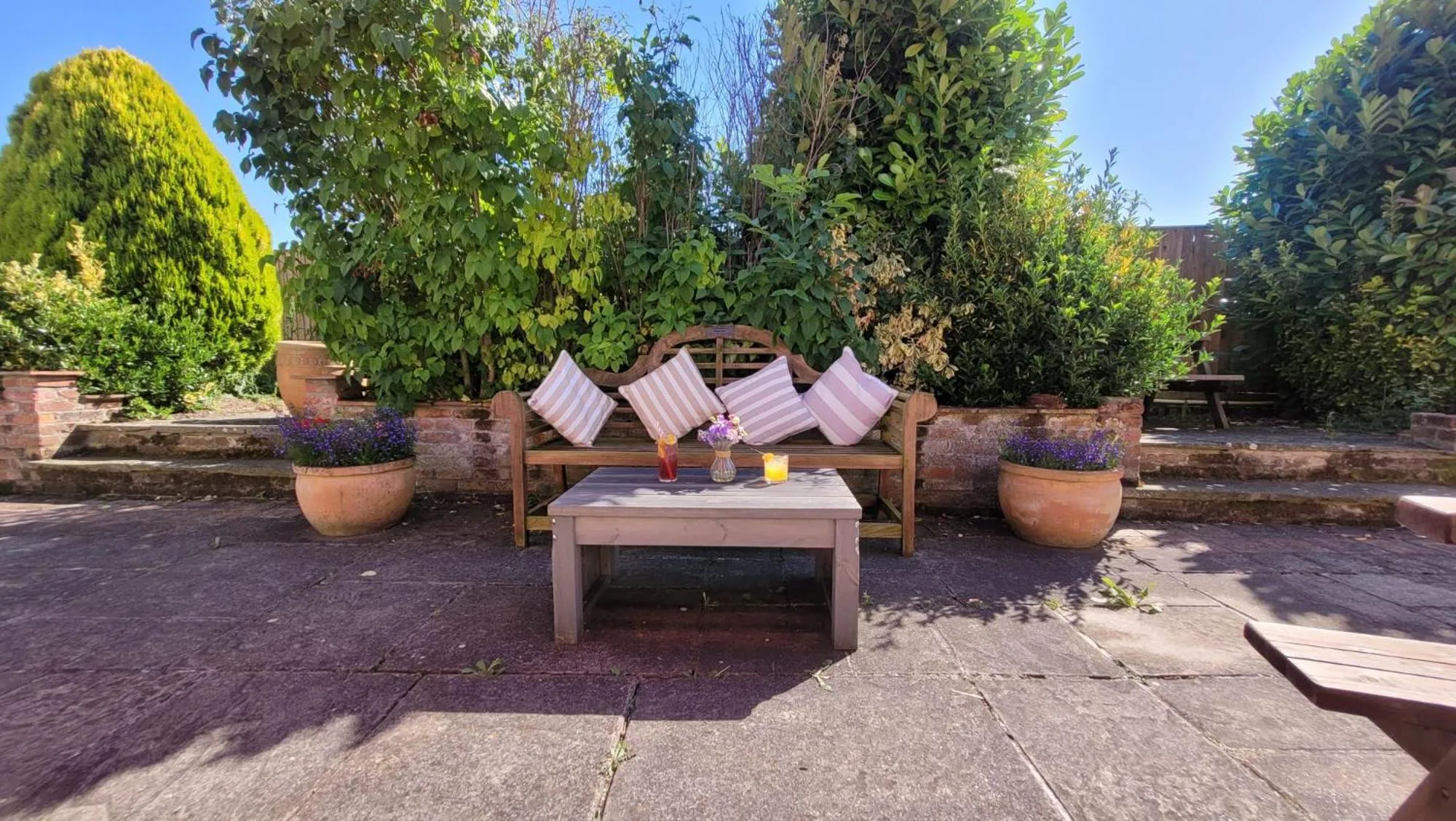 Garden in The Ram at Tivetshall