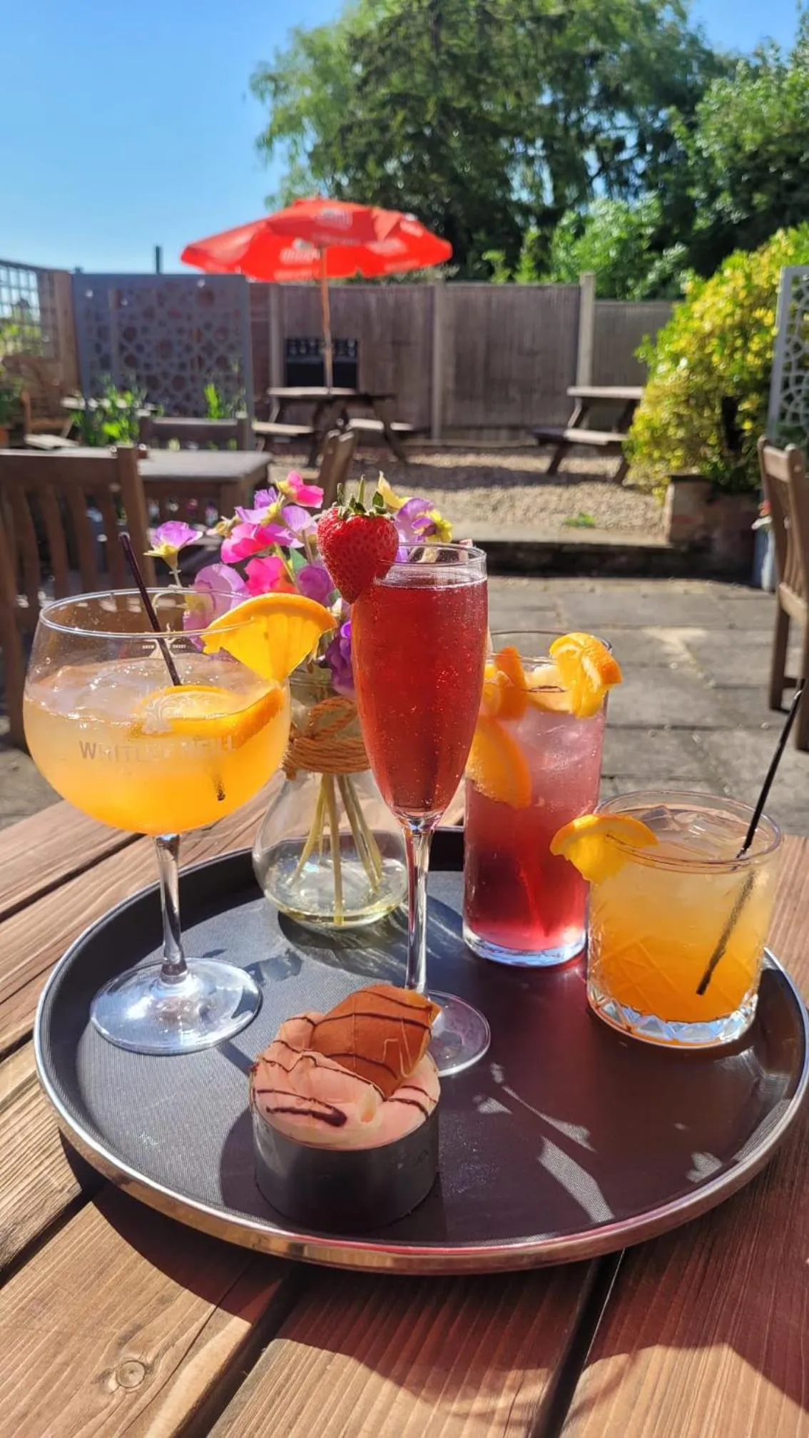 Garden in The Ram at Tivetshall