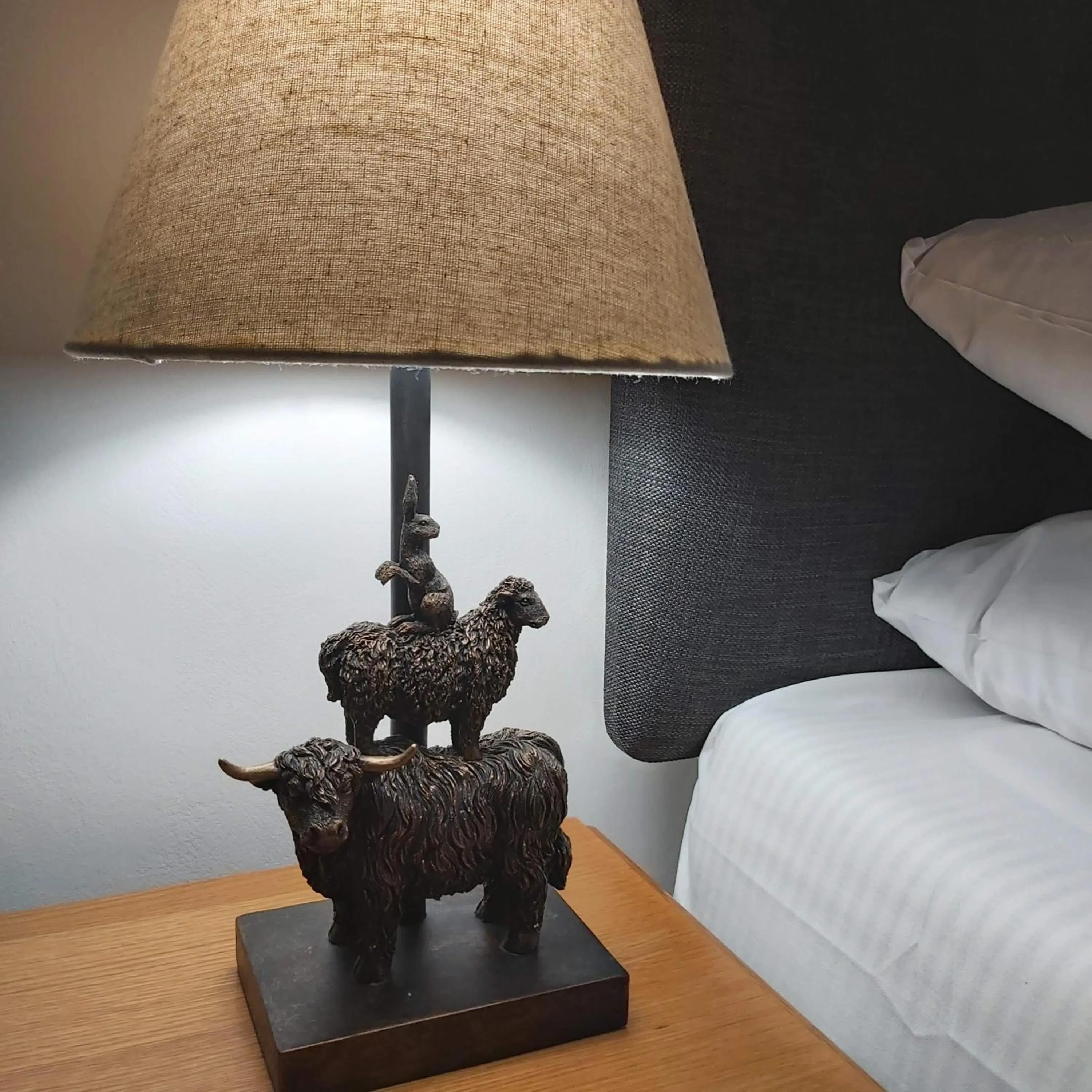 Bed in The Old Ram Coaching Inn