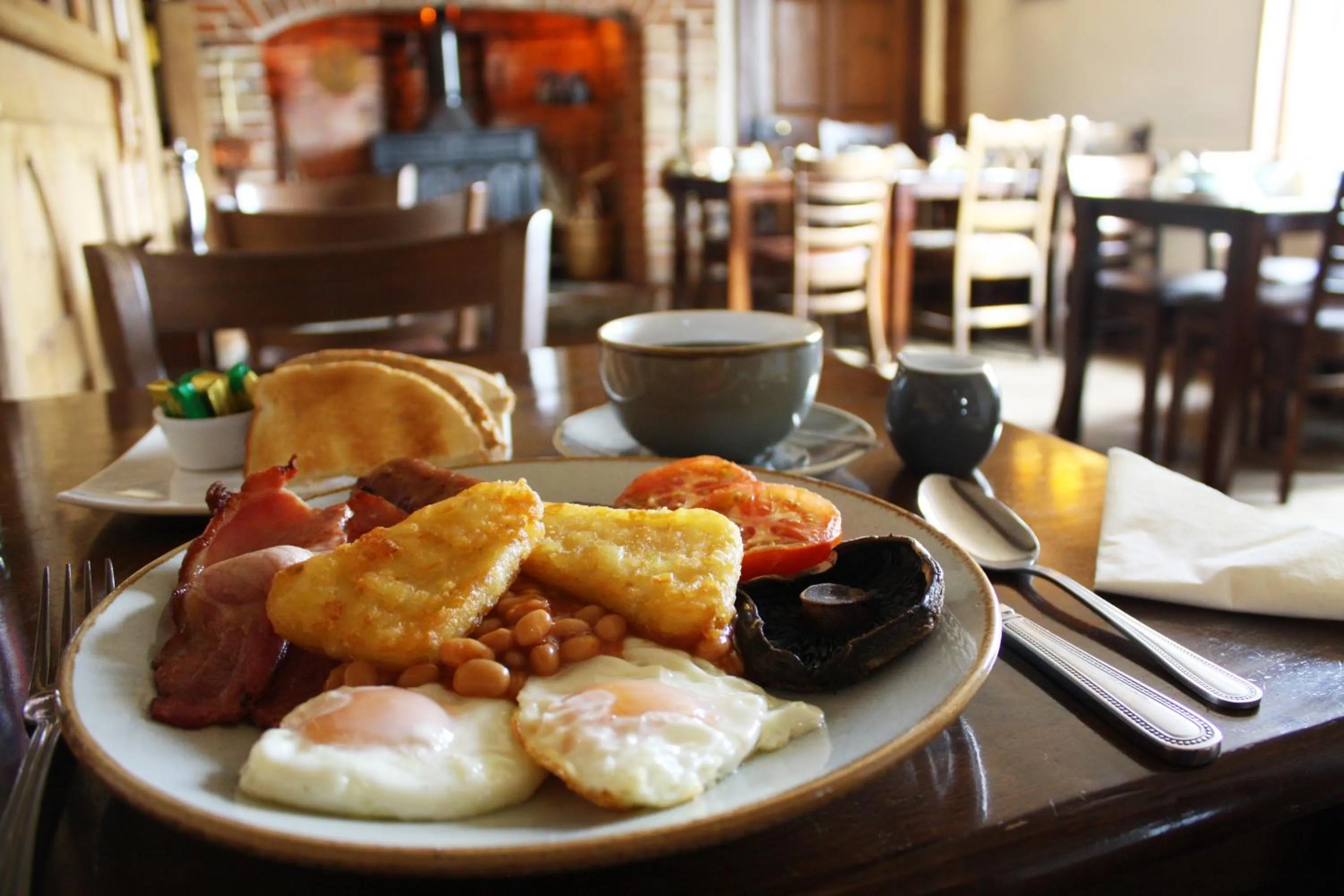 Food close-up in The Old Ram Coaching Inn