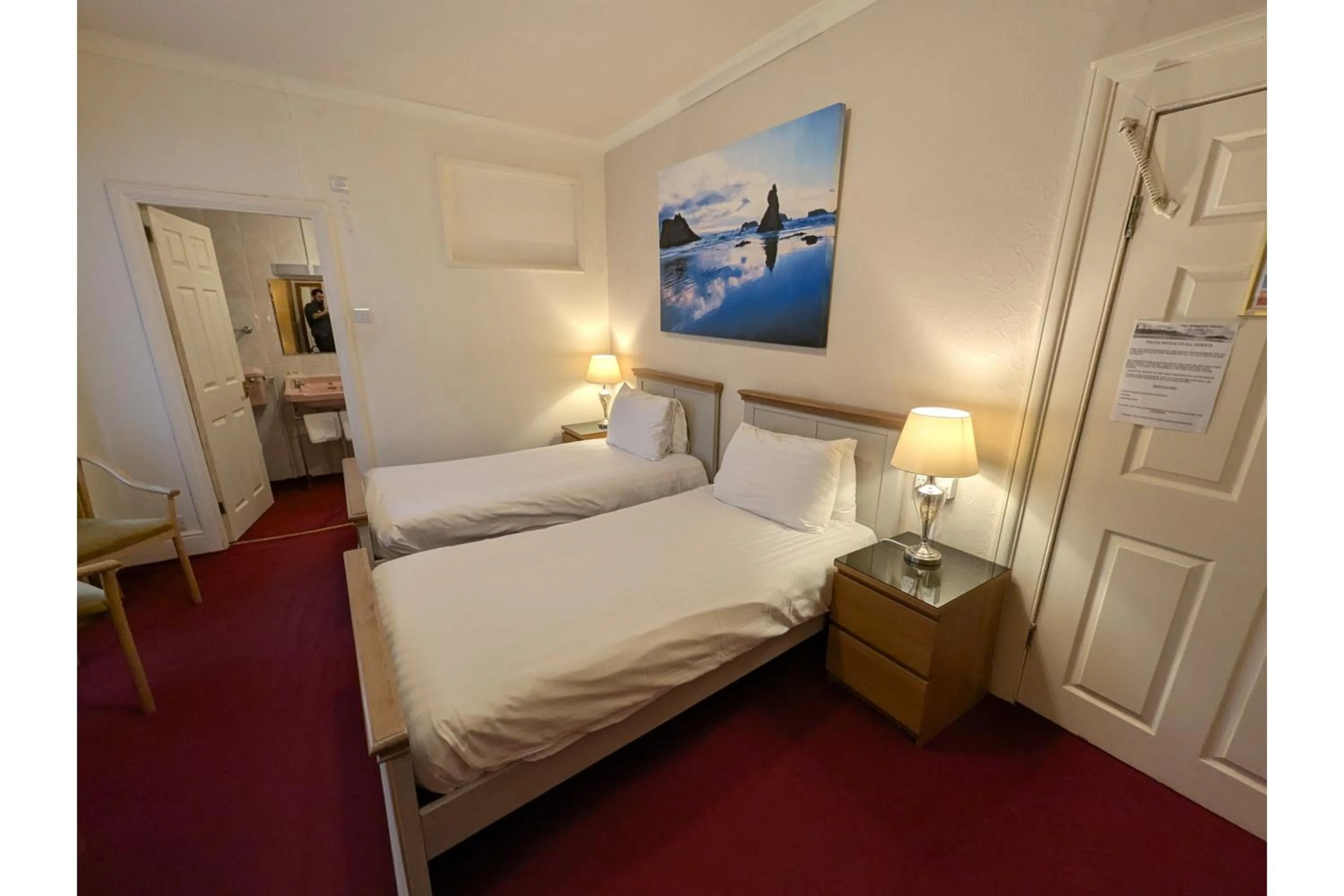 Bedroom, Bed in The Belgrave Hotel Tenby