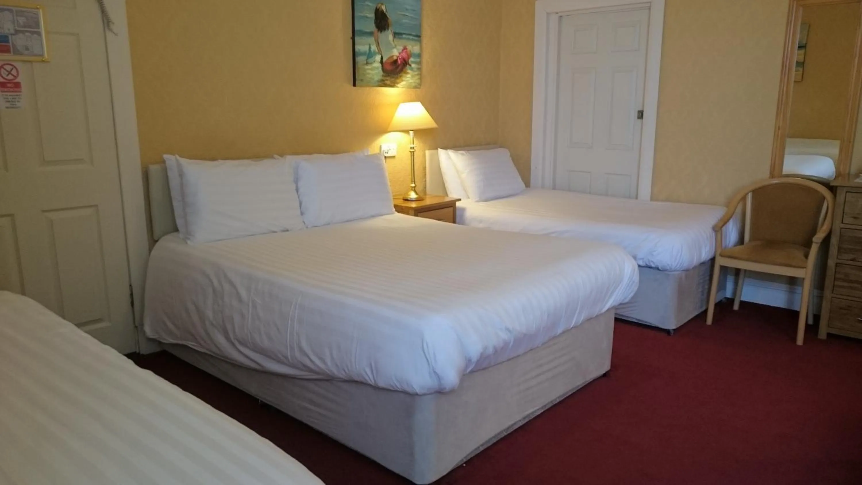 Bedroom, Bed in The Belgrave Hotel Tenby