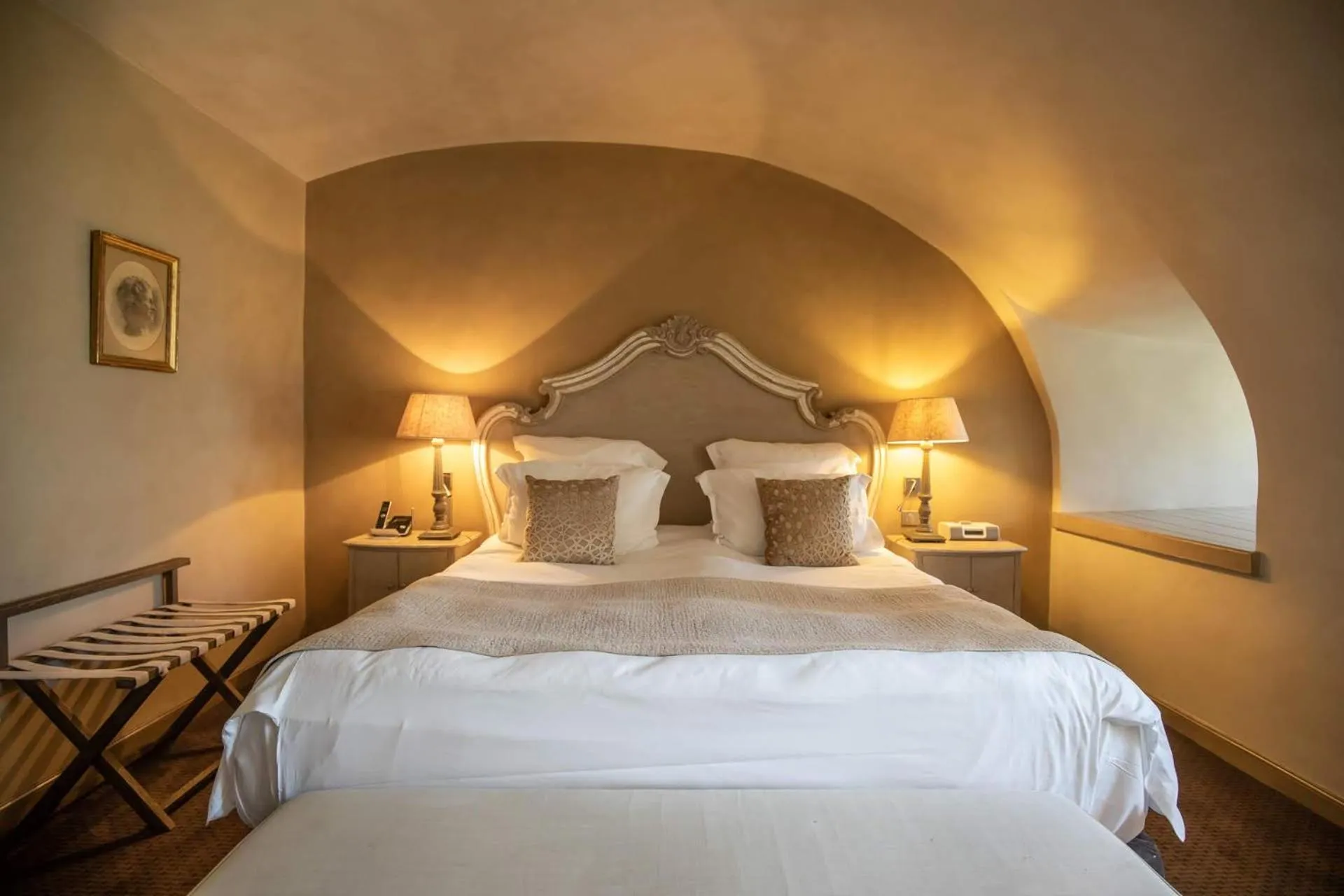 Bed in Château de Mercuès