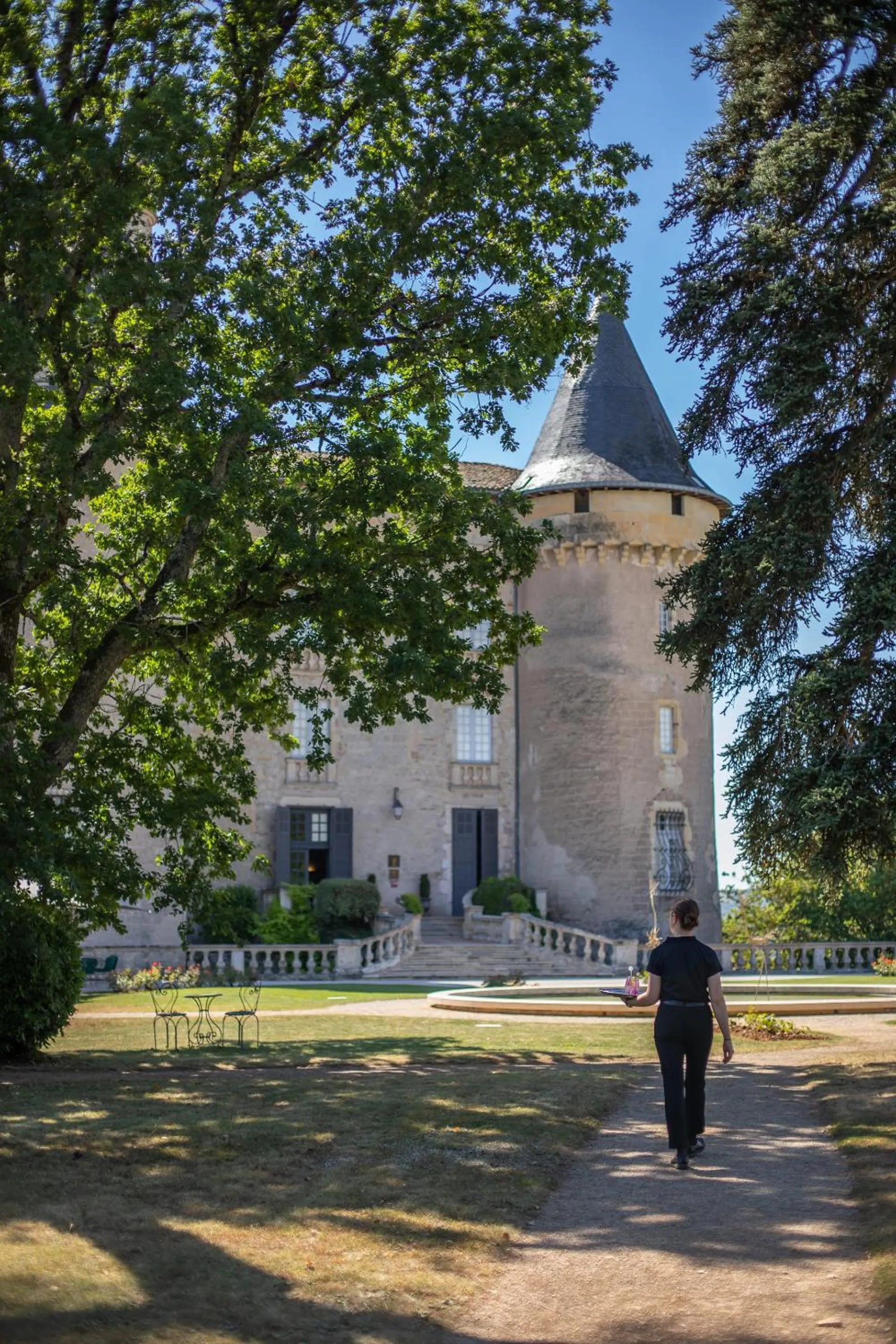 Natural landscape in Château de Mercuès