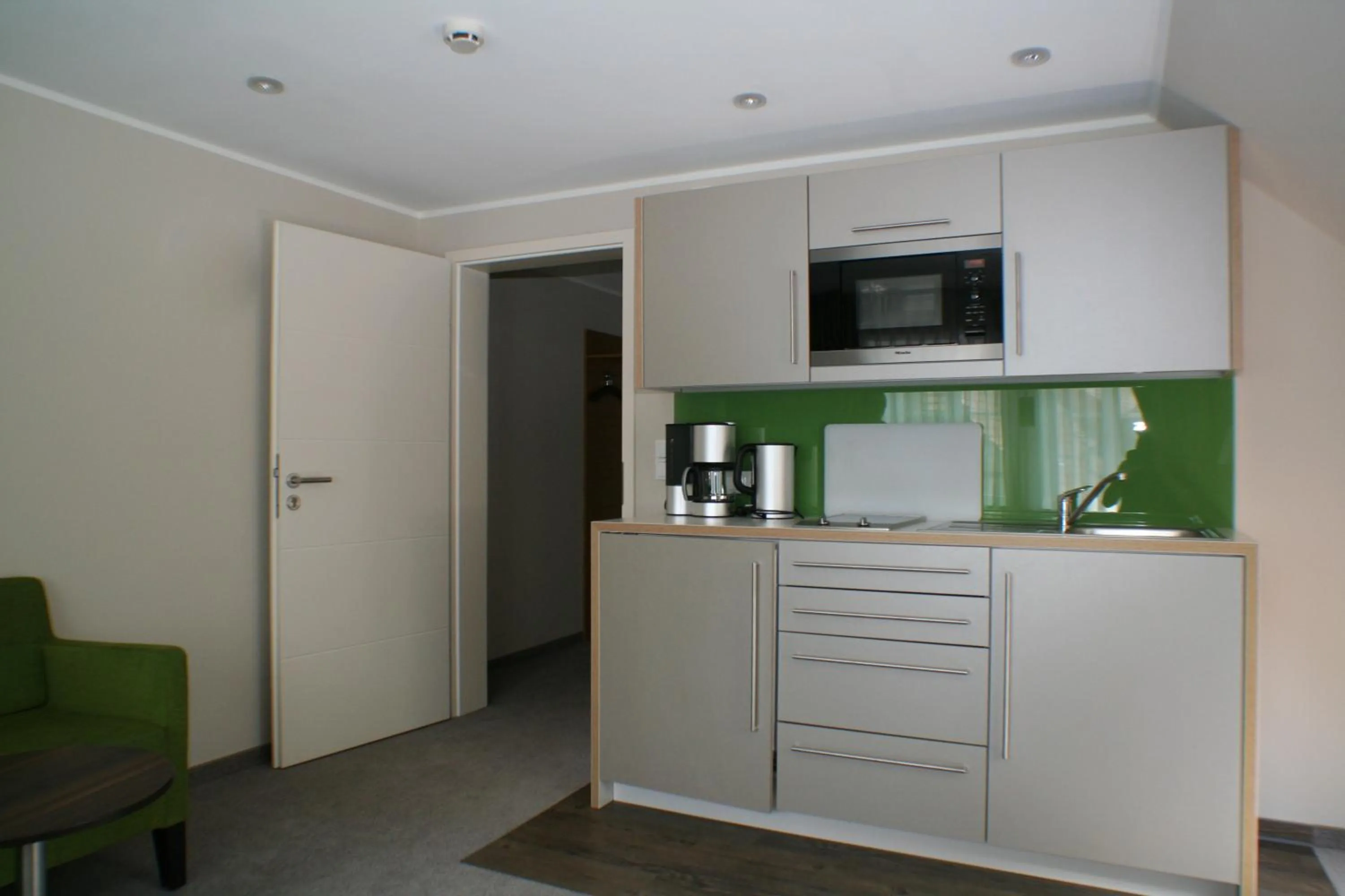 Kitchen or kitchenette in Hotel Am Kloster