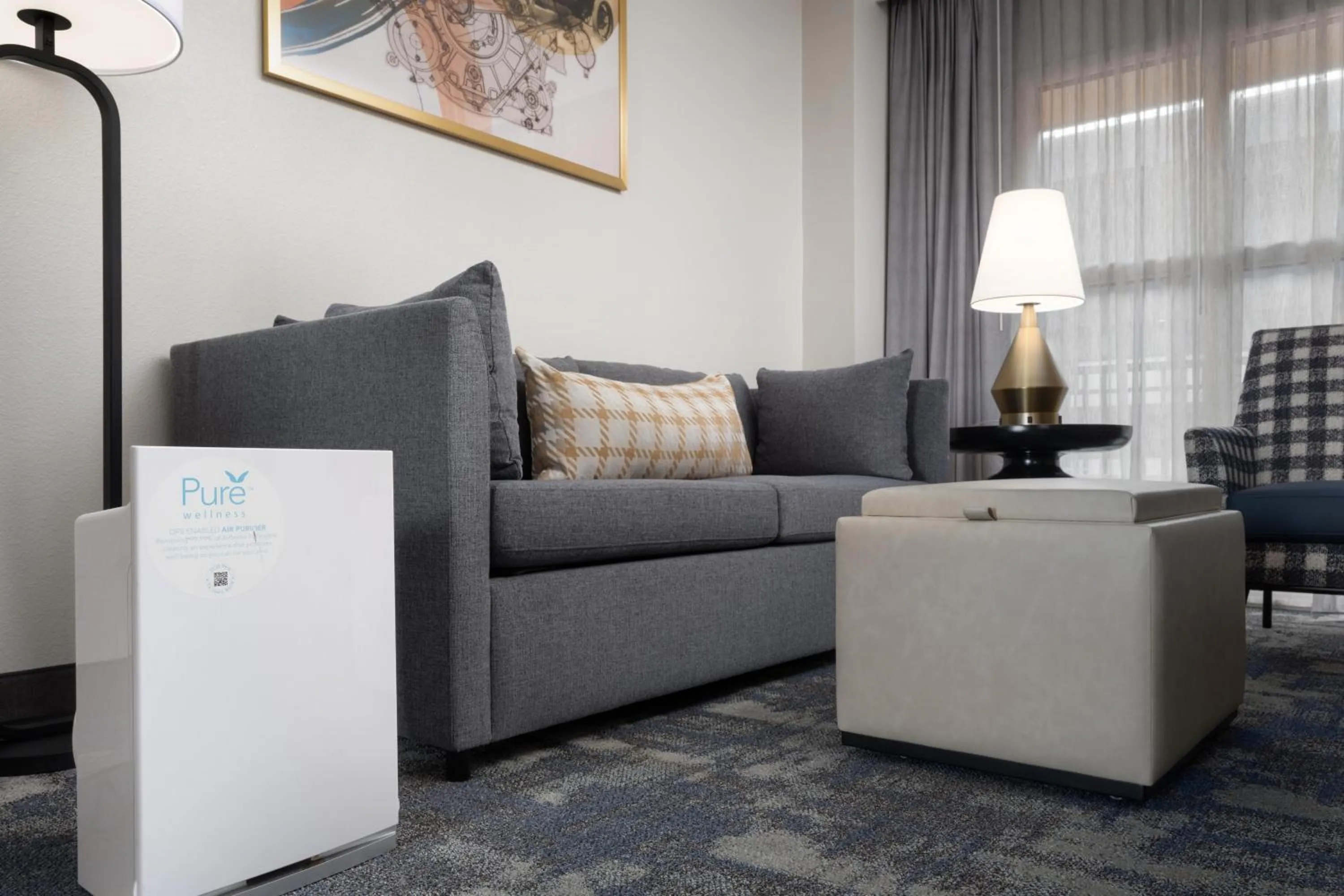 Bed in Embassy Suites by Hilton Charlotte Concord Golf Resort & Spa