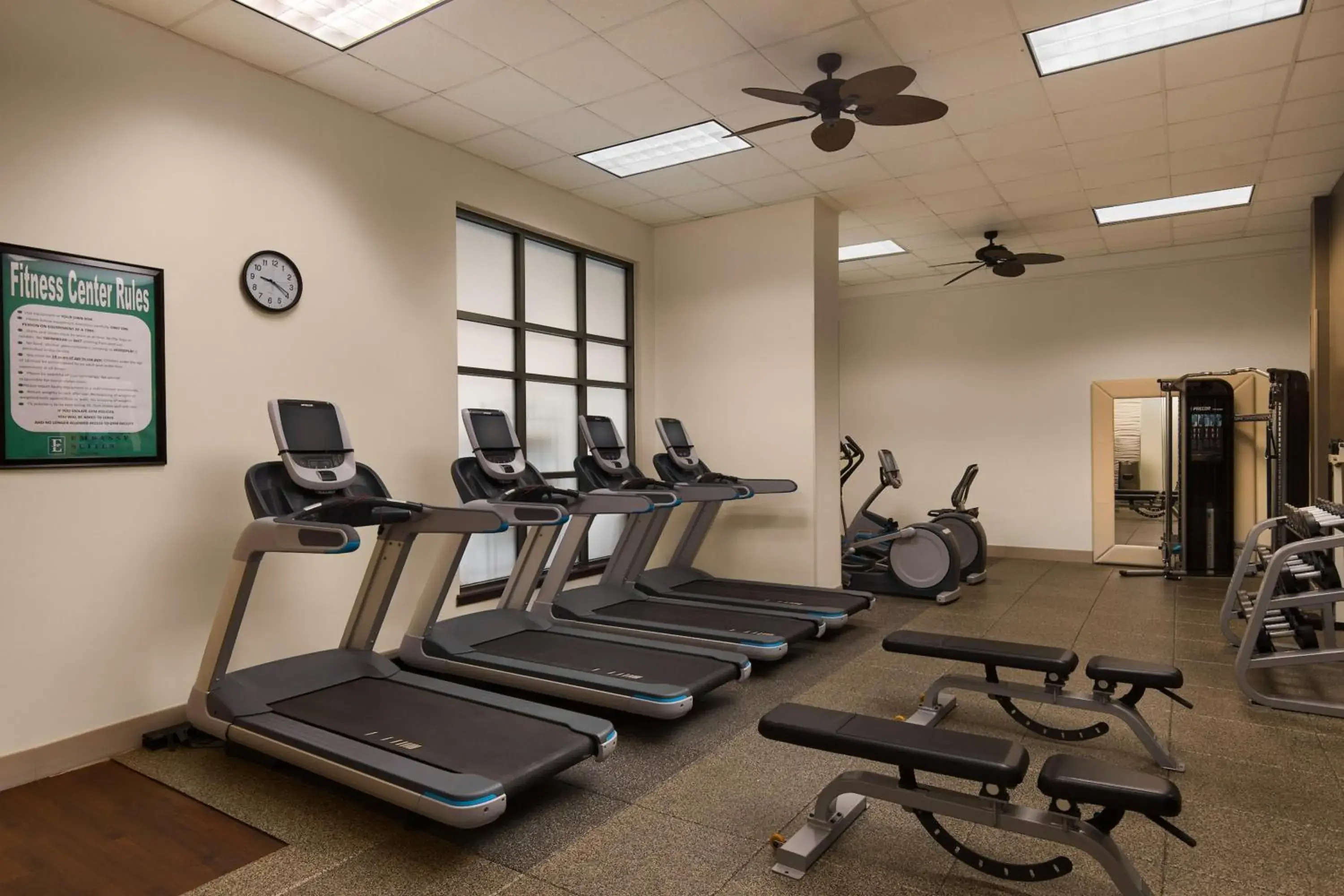 Fitness centre/facilities in Embassy Suites by Hilton Charlotte Concord Golf Resort & Spa Fitness centre/facilities in Embassy Suites by Hilton Charlotte Concord Golf Resort & Spa