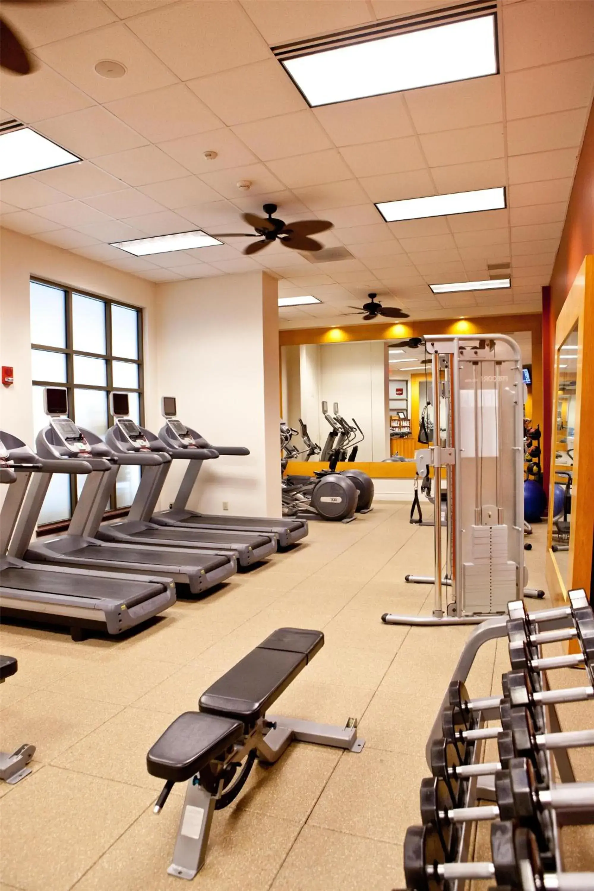Fitness centre/facilities in Embassy Suites by Hilton Charlotte Concord Golf Resort & Spa Fitness centre/facilities in Embassy Suites by Hilton Charlotte Concord Golf Resort & Spa
