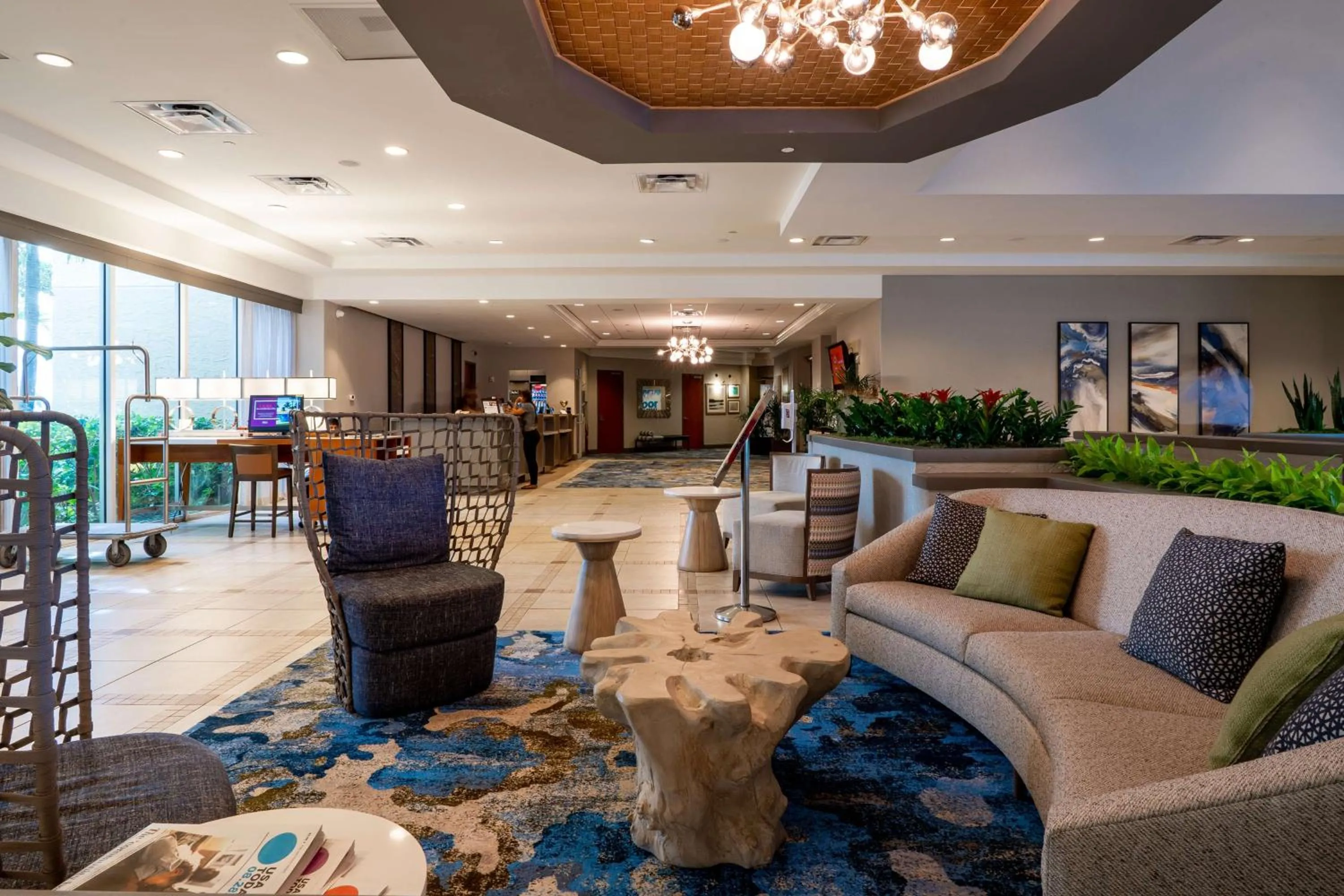 Lobby or reception in Hilton Melbourne Beach Oceanfront