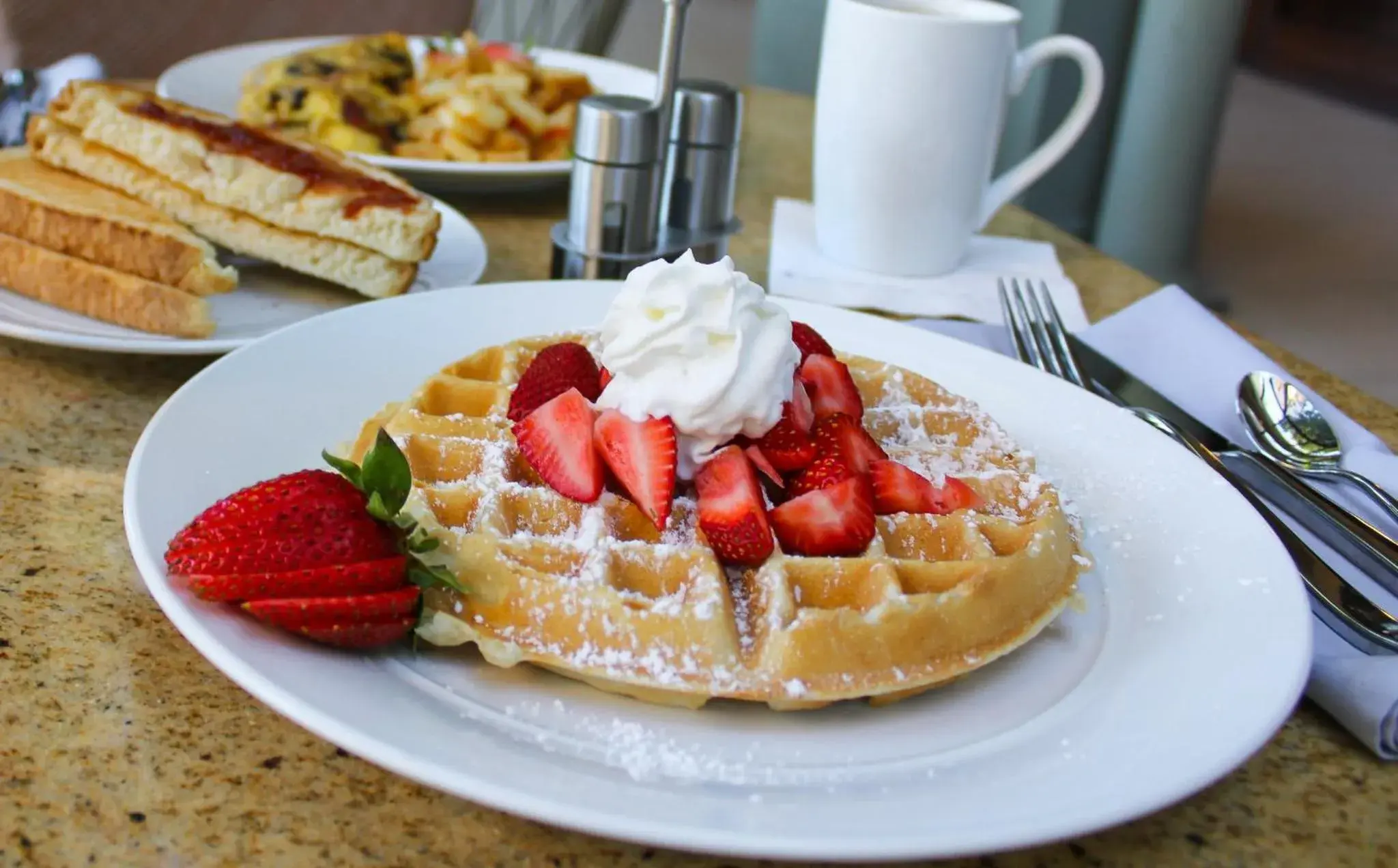 American breakfast in Hilton Melbourne Beach Oceanfront American breakfast in Hilton Melbourne Beach Oceanfront