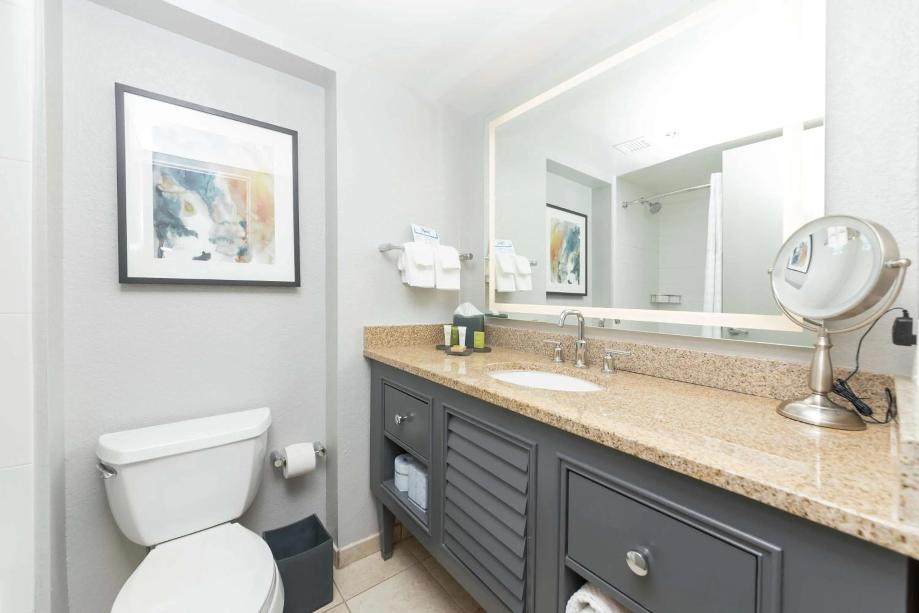 Bathroom in Hilton Melbourne Beach Oceanfront