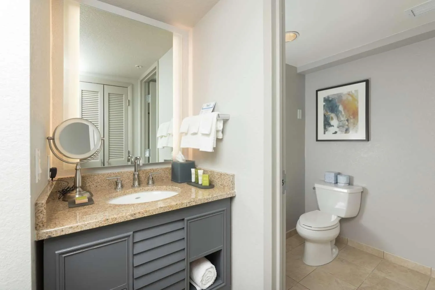 Bathroom in Hilton Melbourne Beach Oceanfront