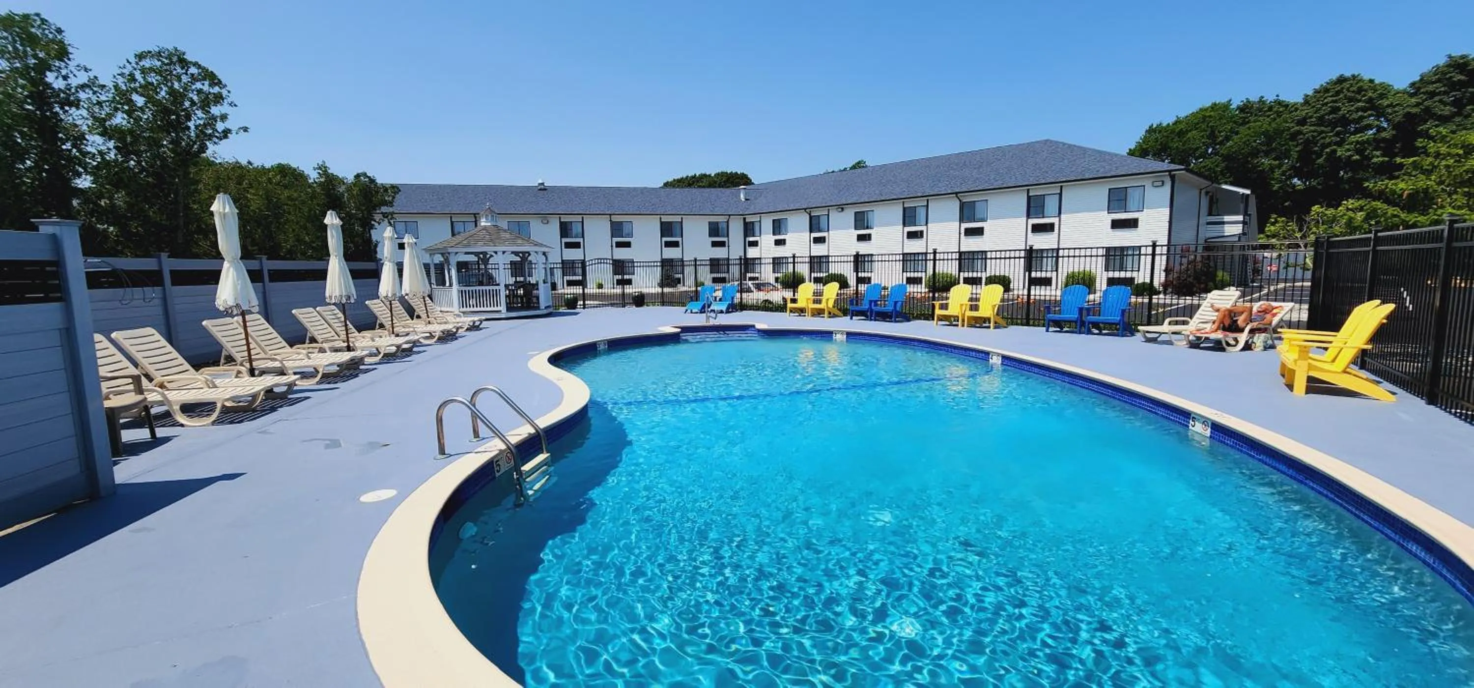 Swimming pool in Ambassador Inn and Suites
