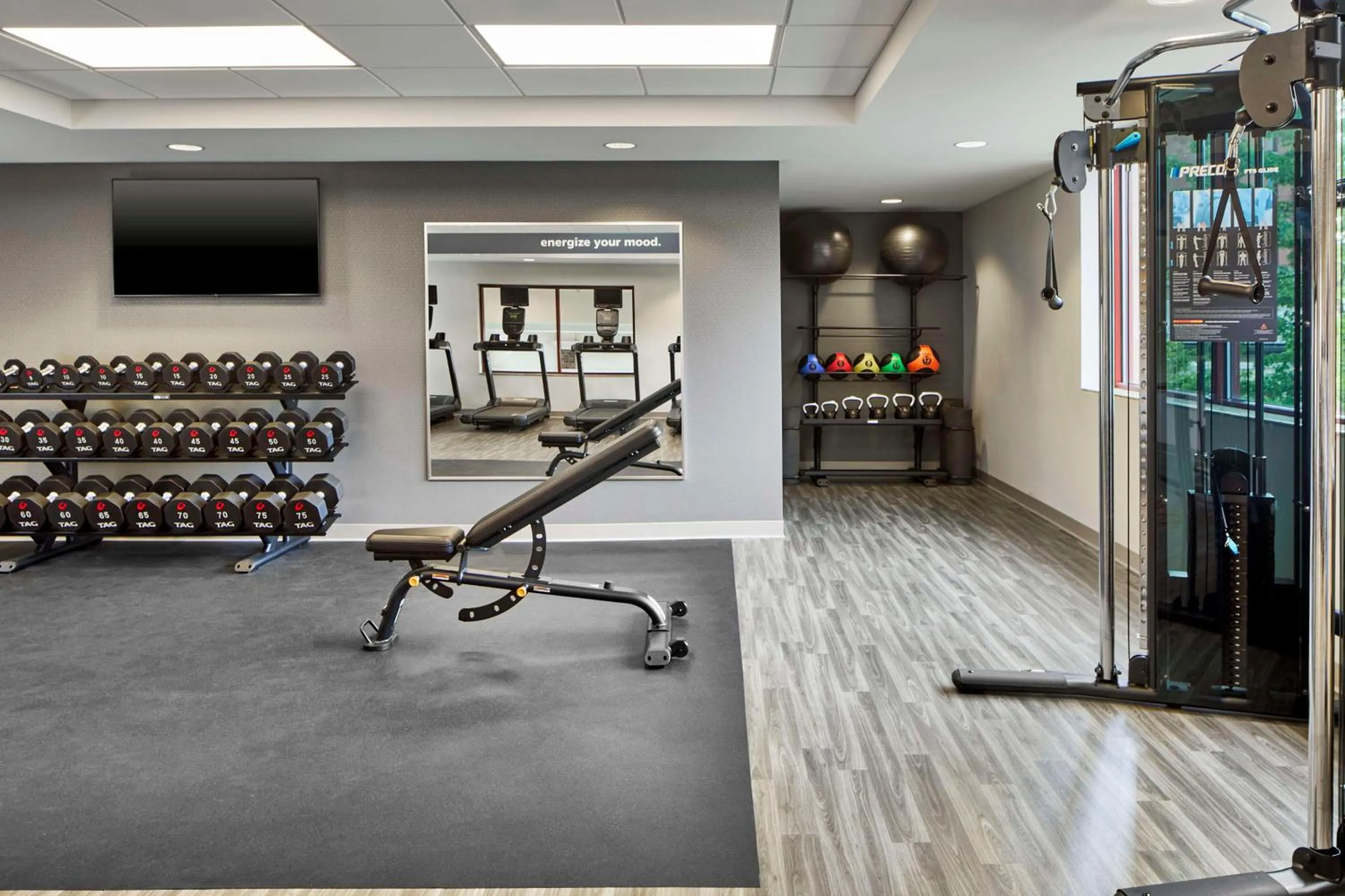 Fitness centre/facilities in Hampton Inn & Suites Saratoga Springs Downtown