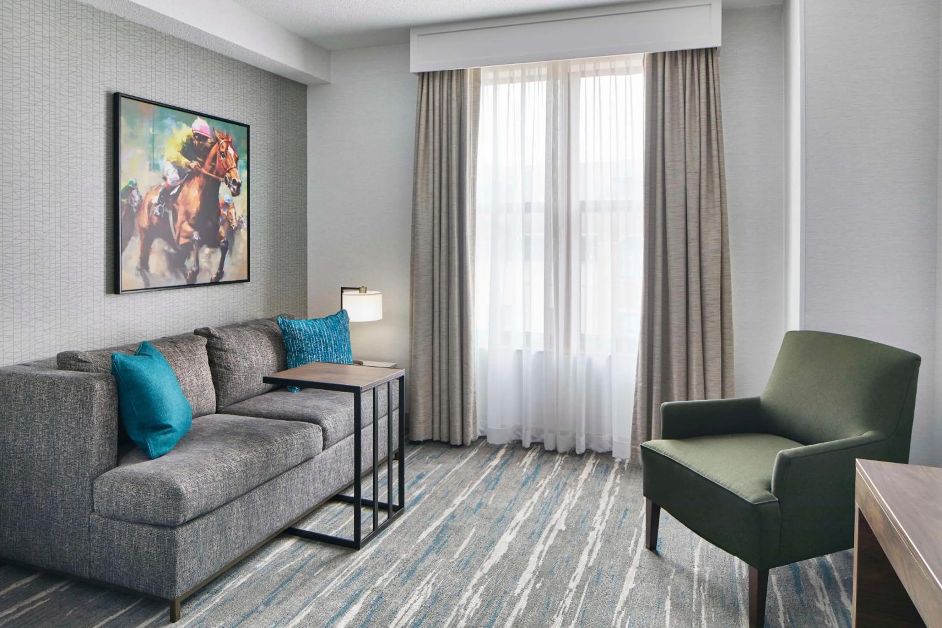 Living room in Hampton Inn & Suites Saratoga Springs Downtown