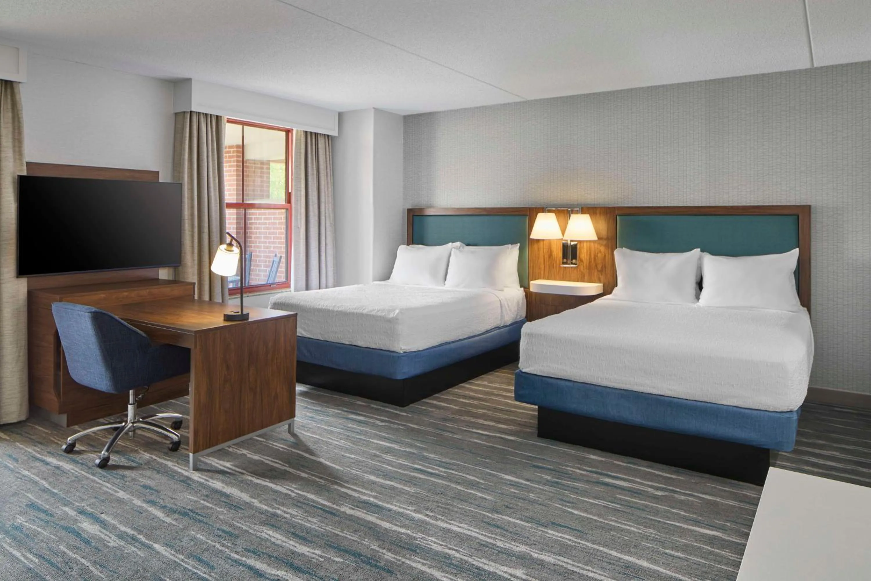 Bedroom, Bed in Hampton Inn & Suites Saratoga Springs Downtown