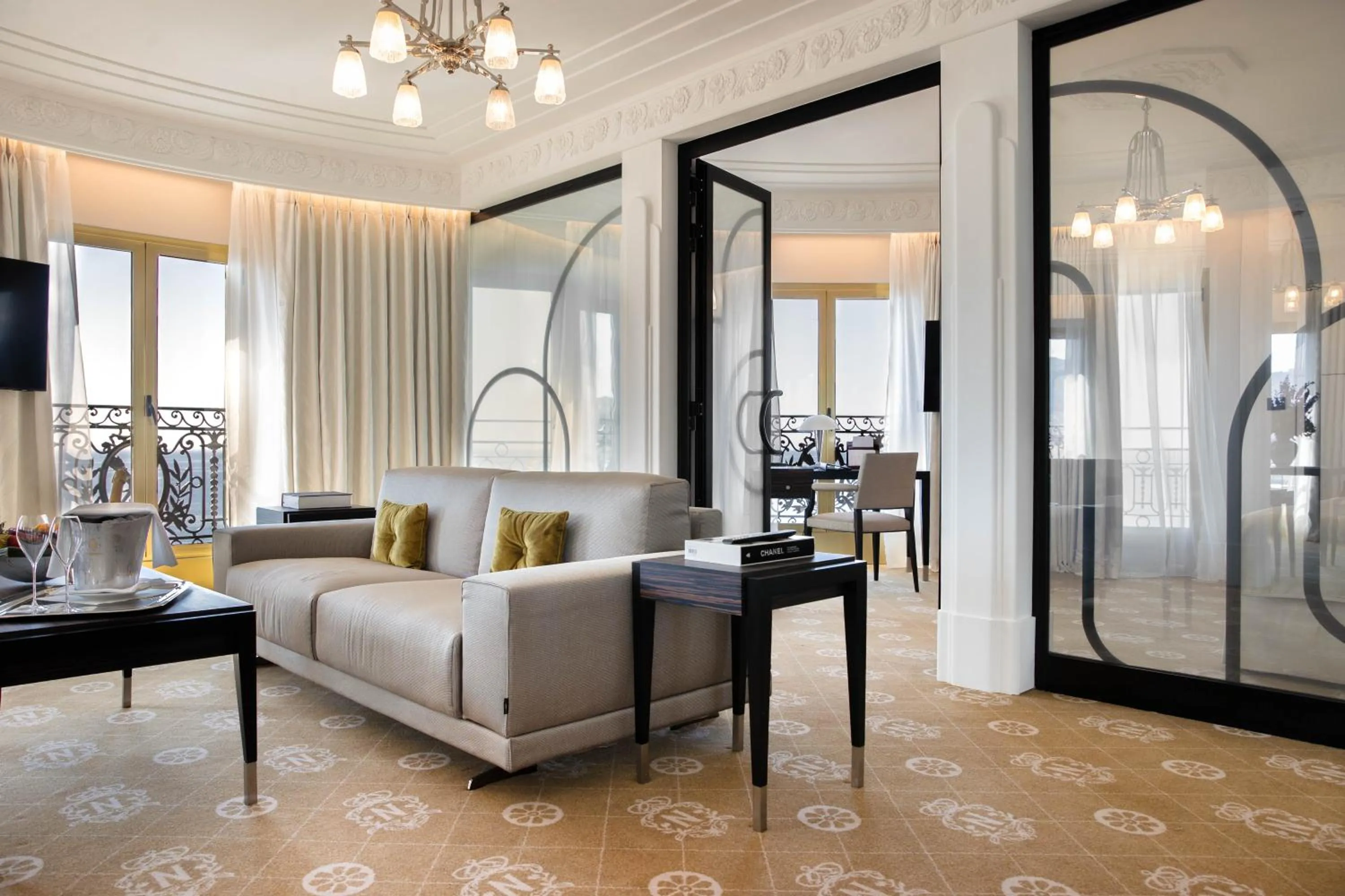 Living room in Hotel Le Negresco