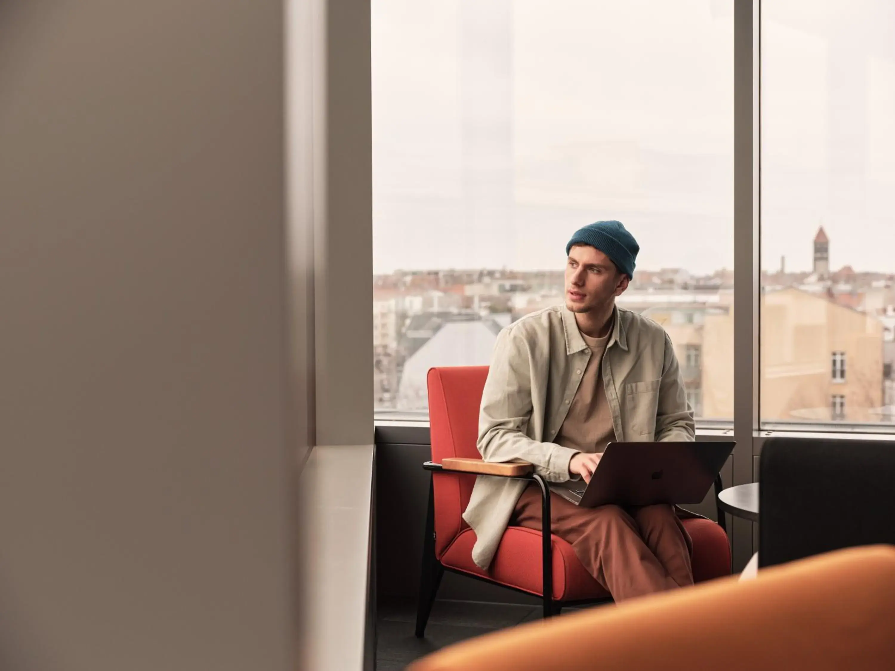 Lounge or bar in Casa Camper Berlin Lounge or bar in Casa Camper Berlin