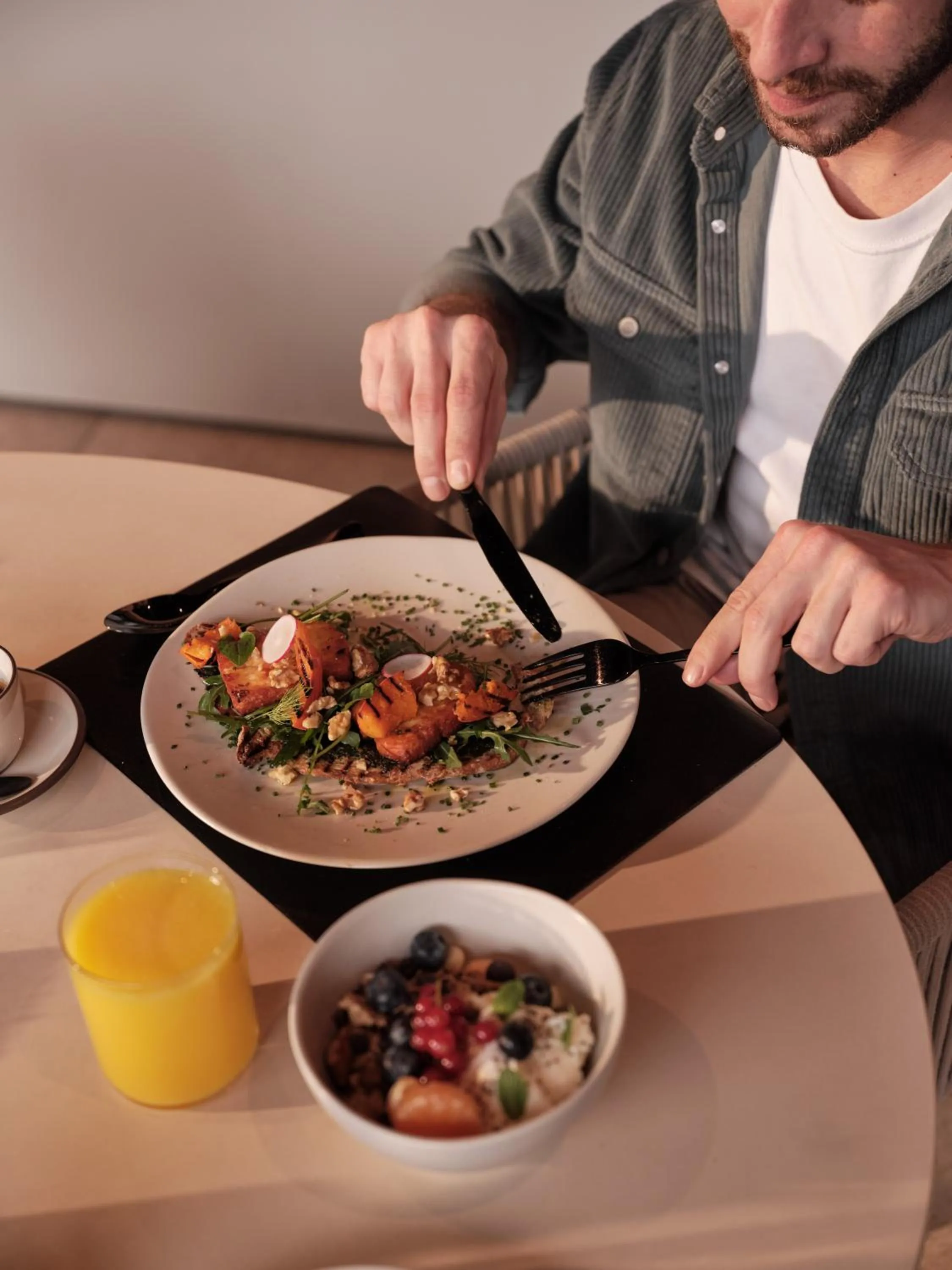 Food and drinks in Casa Camper Berlin