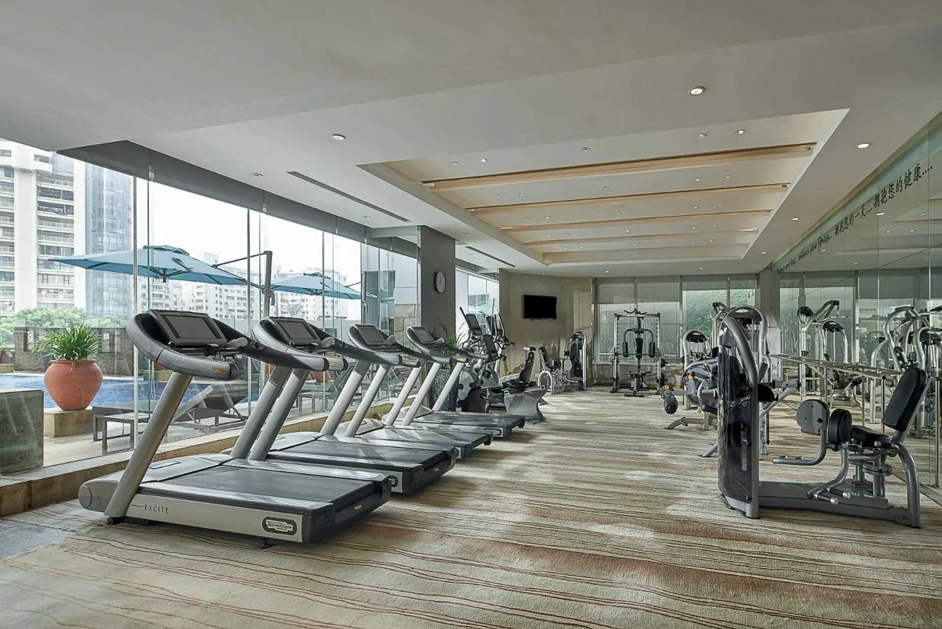 Fitness centre/facilities in Pan Pacific Xiamen(Near the Ferry to Gulang Island and Metro Station) Fitness centre/facilities in Pan Pacific Xiamen(Near the Ferry to Gulang Island and Metro Station)