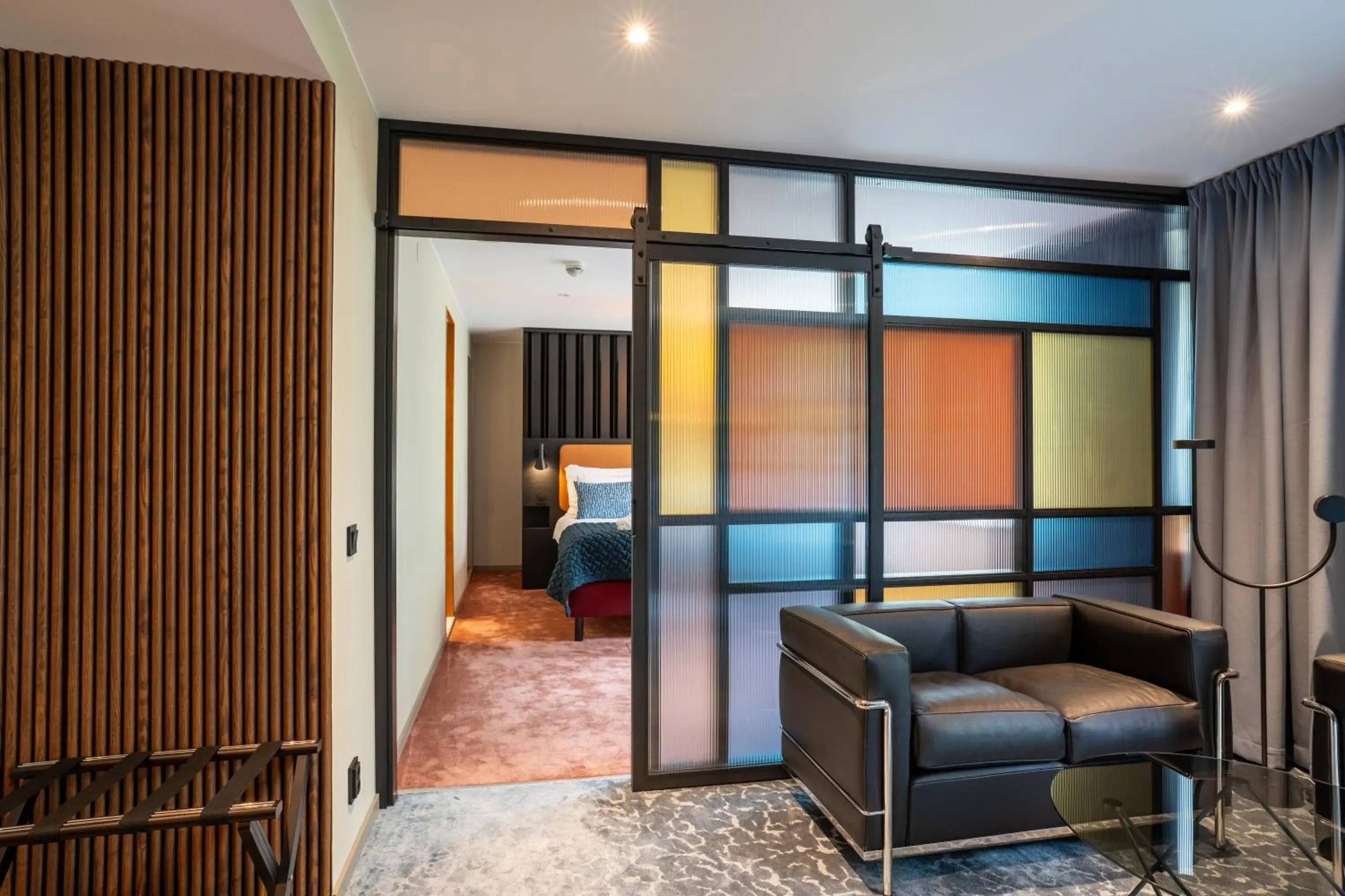 Living room, Bed in ProfilHotels Aveny Living room, Bed in ProfilHotels Aveny