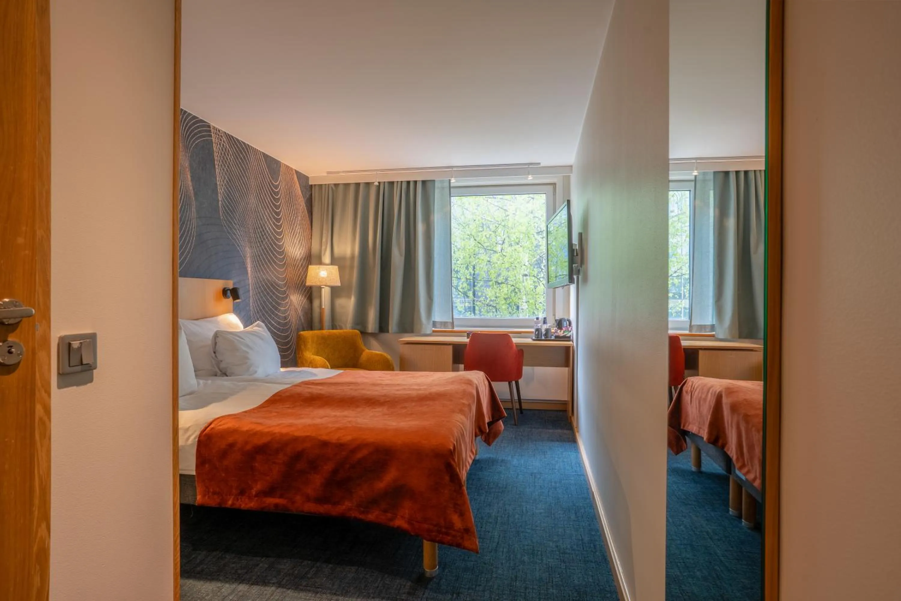 Bed in ProfilHotels Aveny