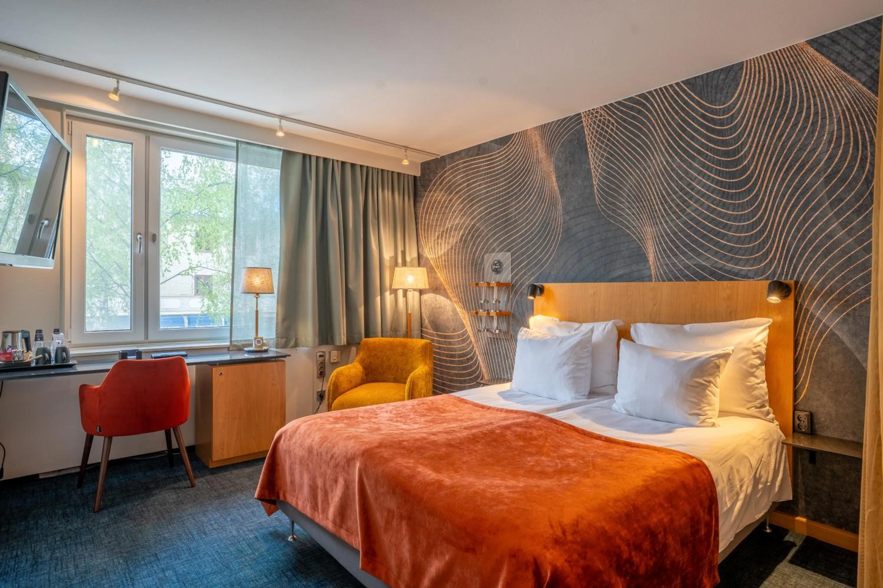 Bed in ProfilHotels Aveny