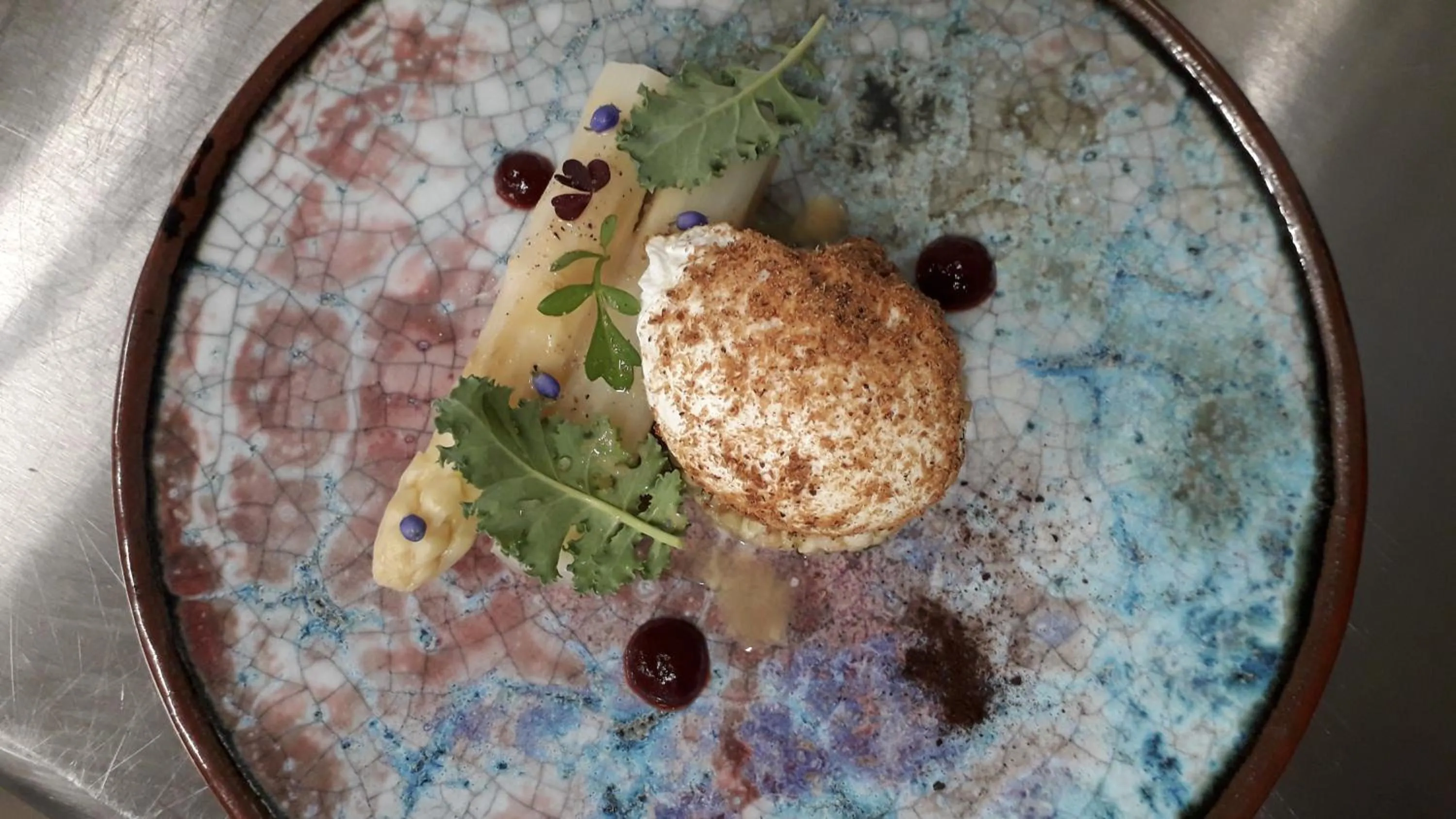 Food close-up in Logis Hotel La Diligence