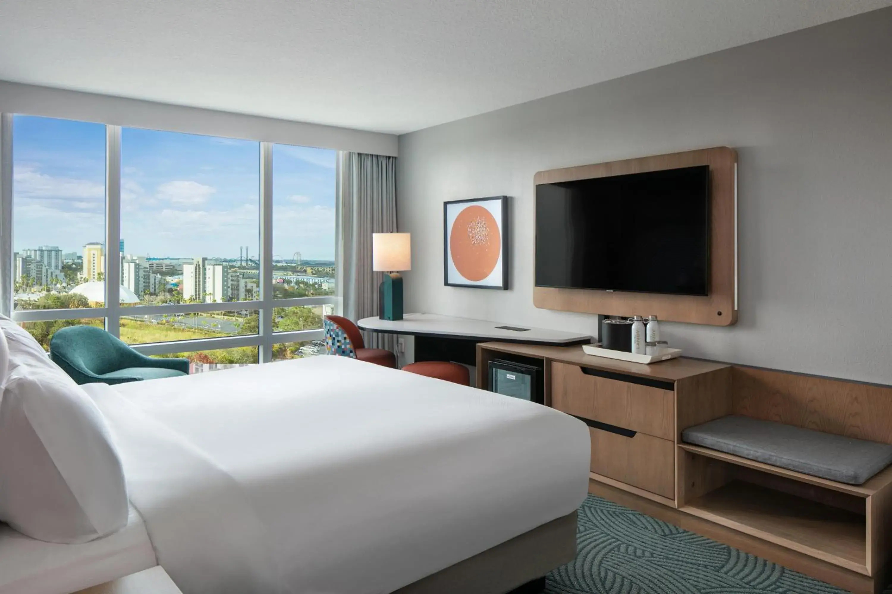 View (from property/room), Bed in Hotel Landy Orlando Universal Blvd, a Tribute Portfolio Hotel View (from property/room), Bed in Hotel Landy Orlando Universal Blvd, a Tribute Portfolio Hotel