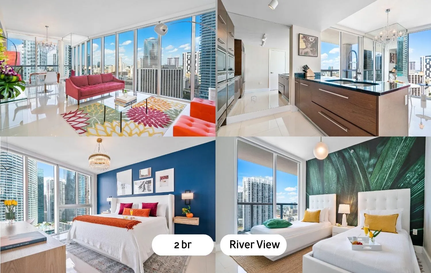 Bed in Brickell by Miami Vacation Rentals