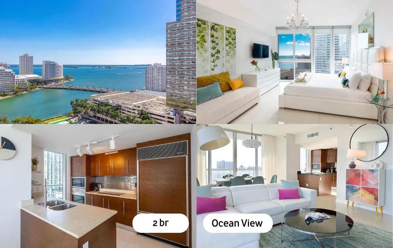 Bed in Brickell by Miami Vacation Rentals