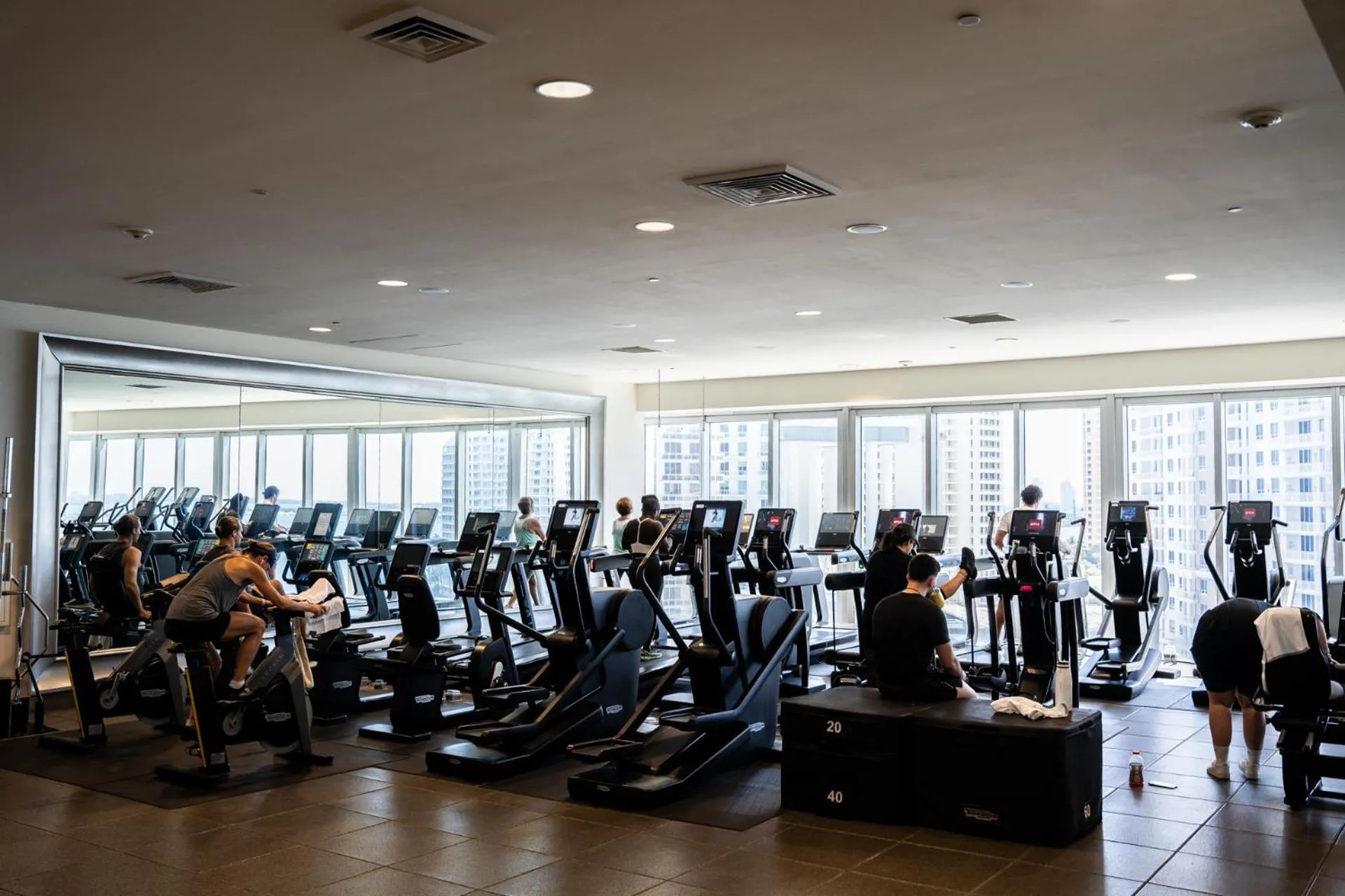 Fitness centre/facilities in Brickell by Miami Vacation Rentals