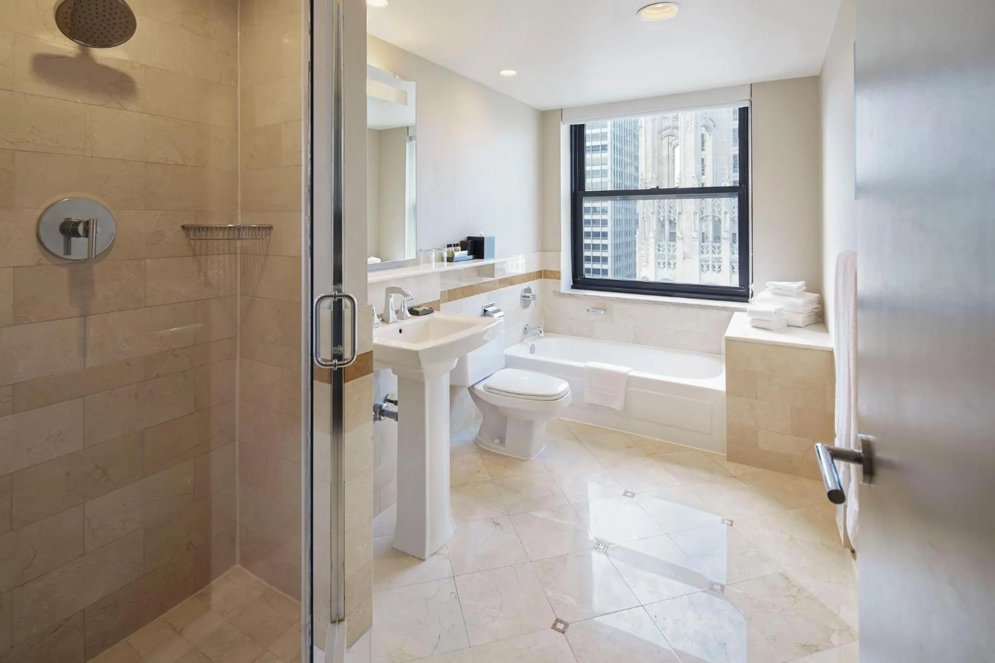 Bathroom in InterContinental Chicago Magnificent Mile by IHG