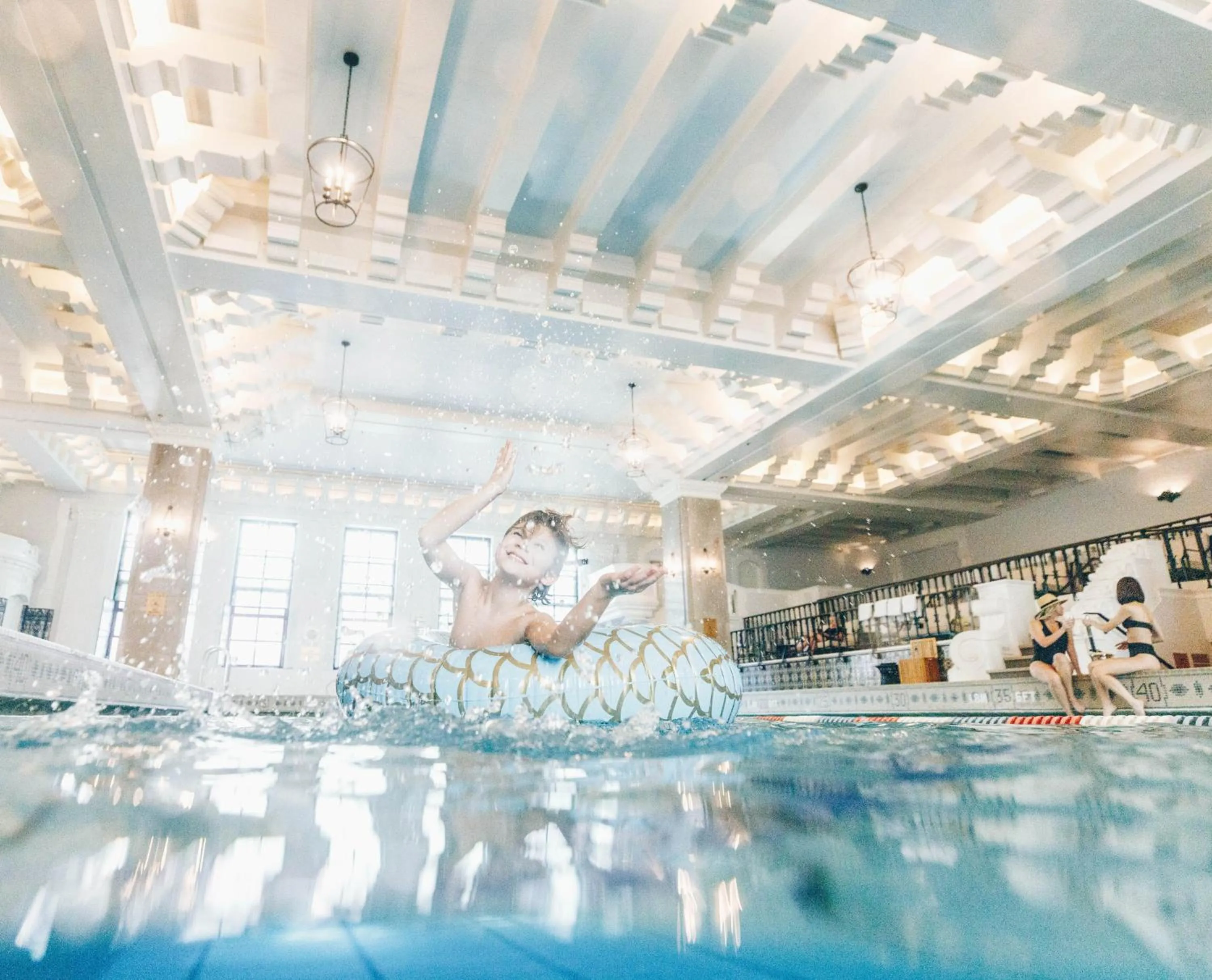 Swimming pool in InterContinental Chicago Magnificent Mile by IHG