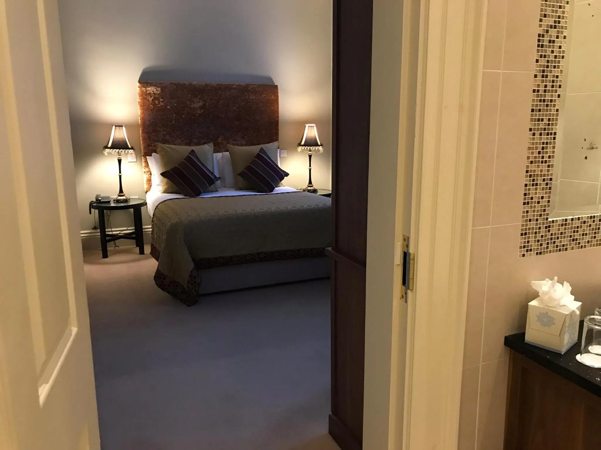 Bedroom, Bed in St Kyrans Guest House