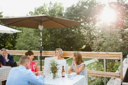 Patio in St Kyrans Guest House