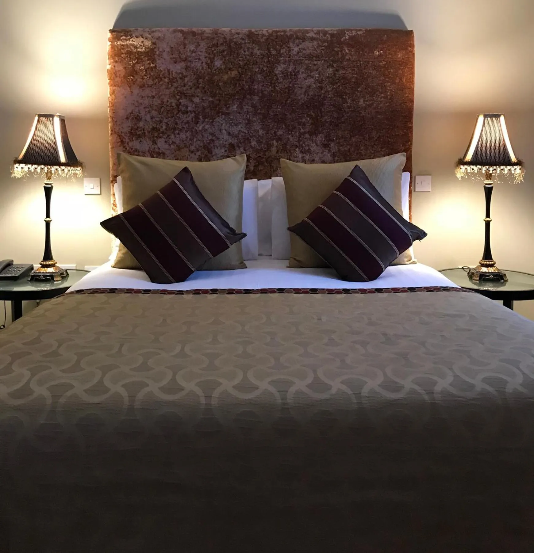 Bedroom, Bed in St Kyrans Guest House