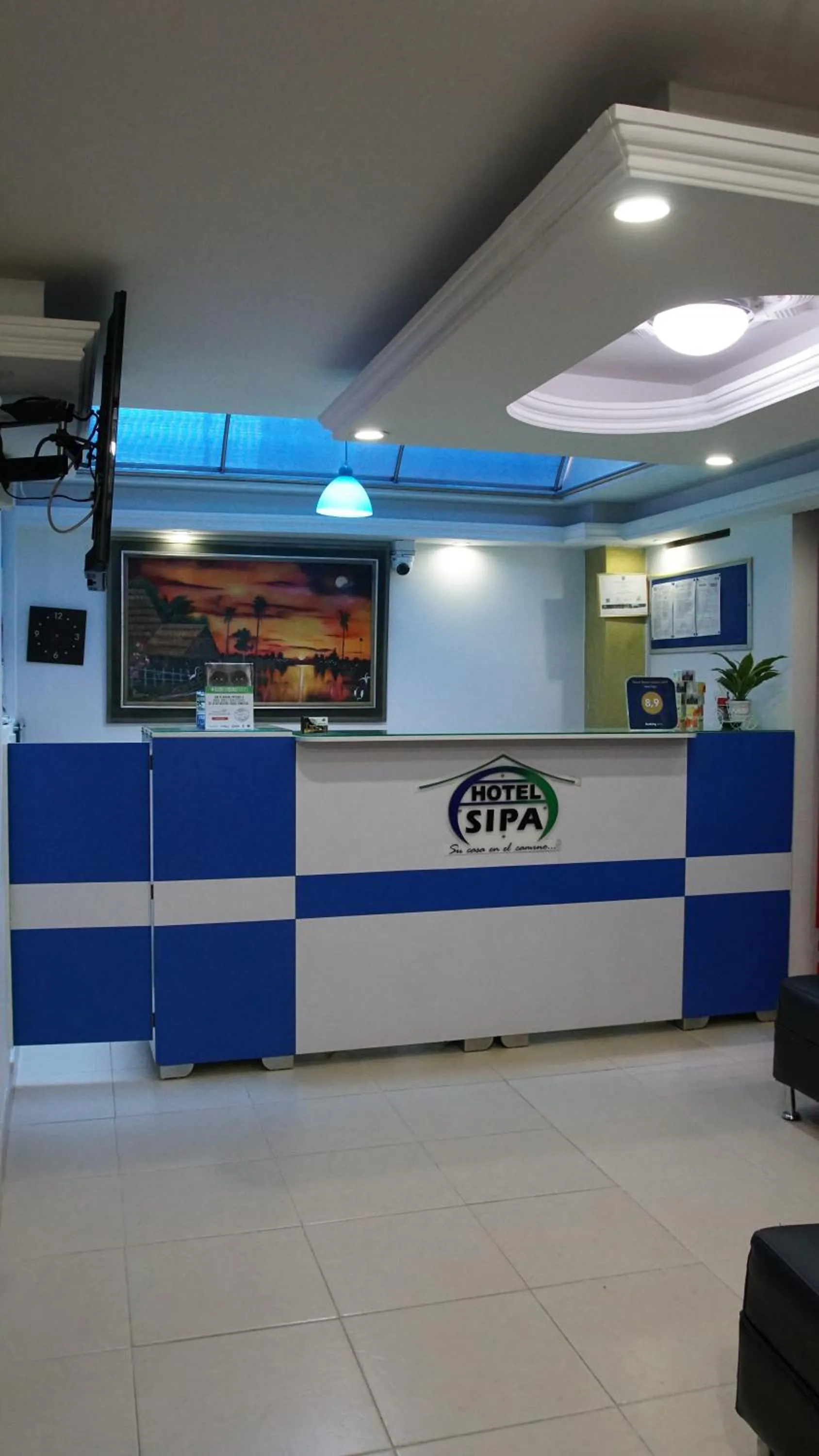 Lobby or reception in Hotel Sipa