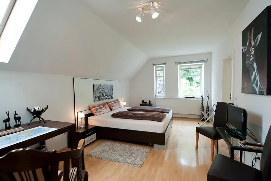 Photo of the whole room, Bed in Hotelpension Vitalis