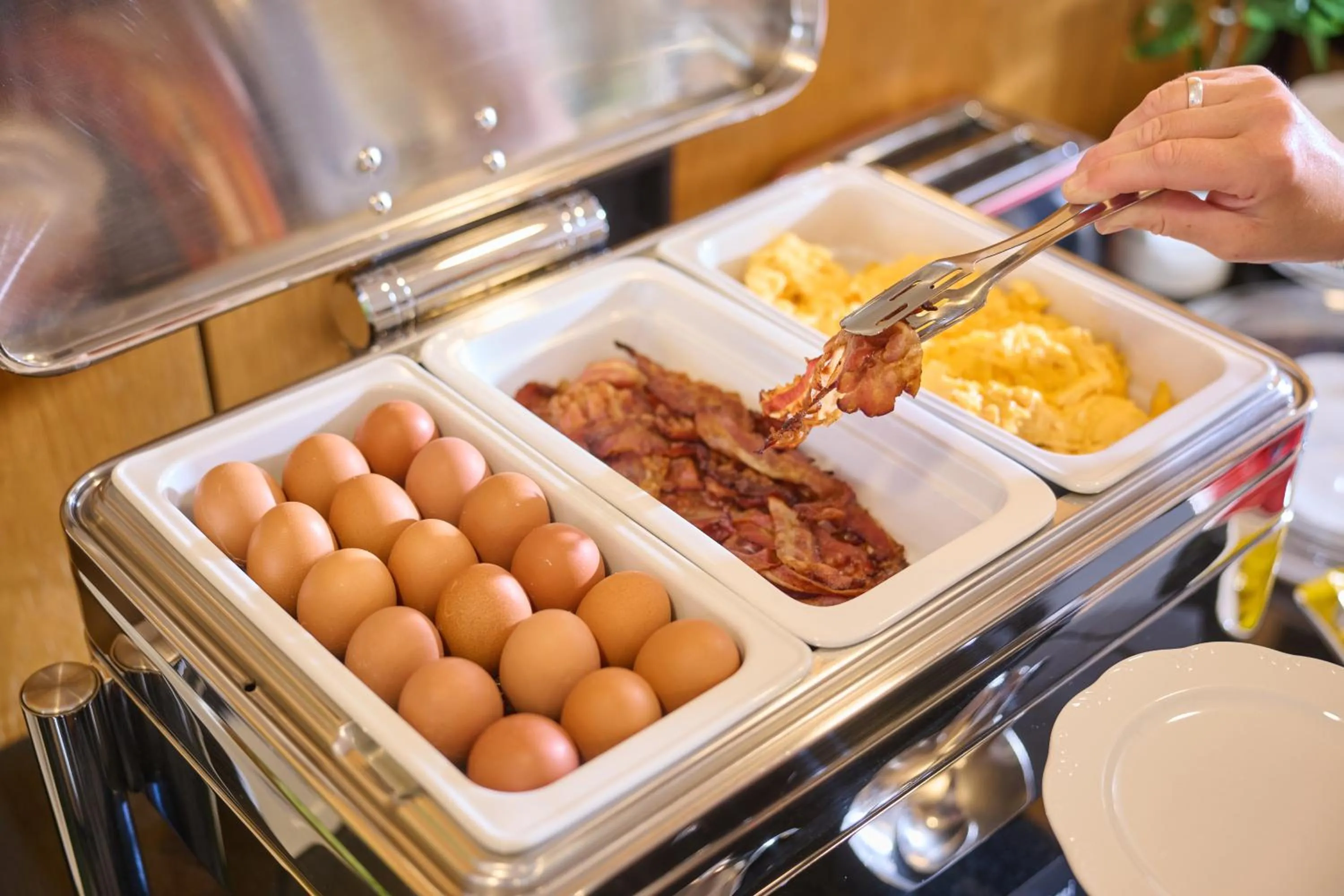 Buffet breakfast in Stadthotel Eckernförde