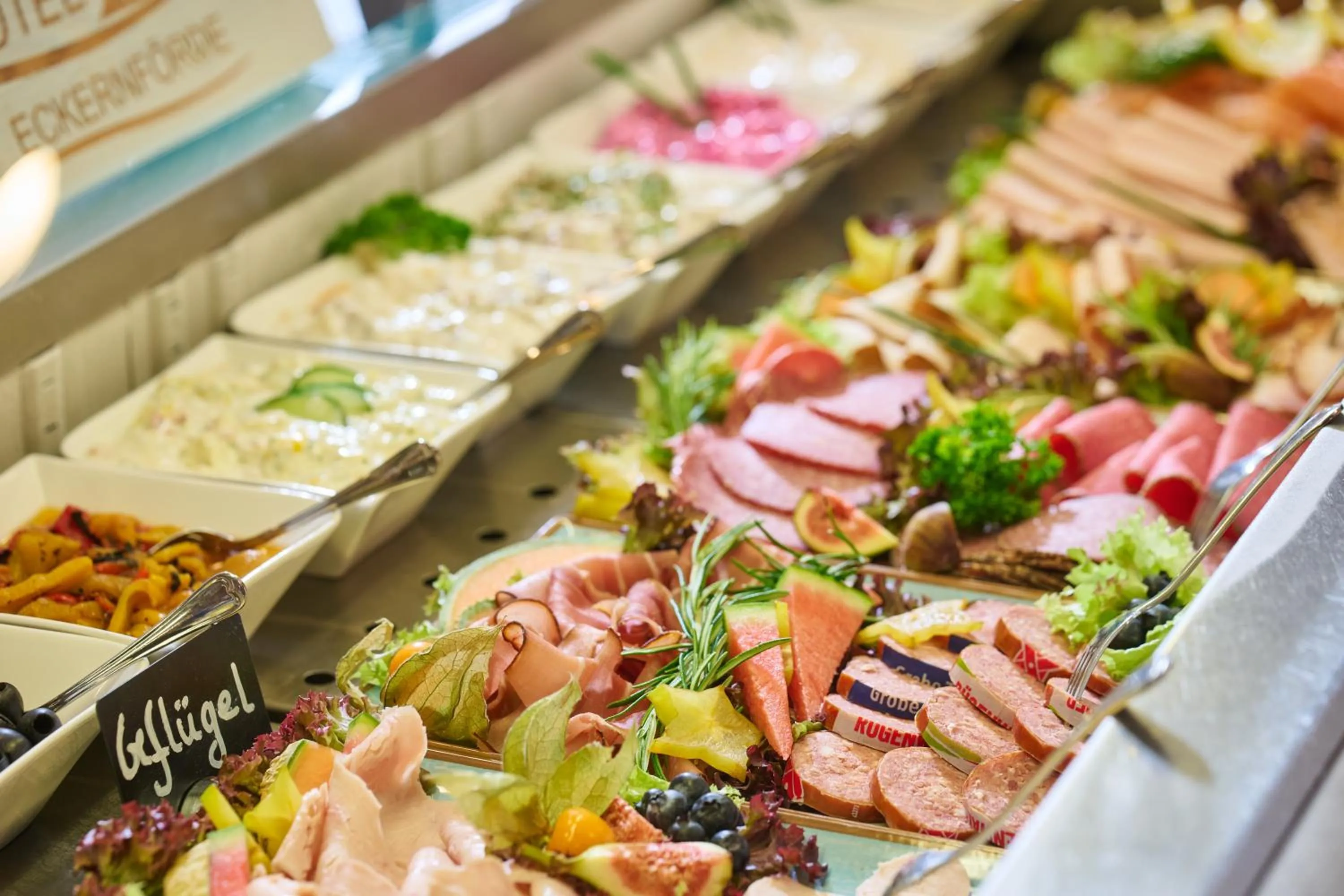 Buffet breakfast in Stadthotel Eckernförde