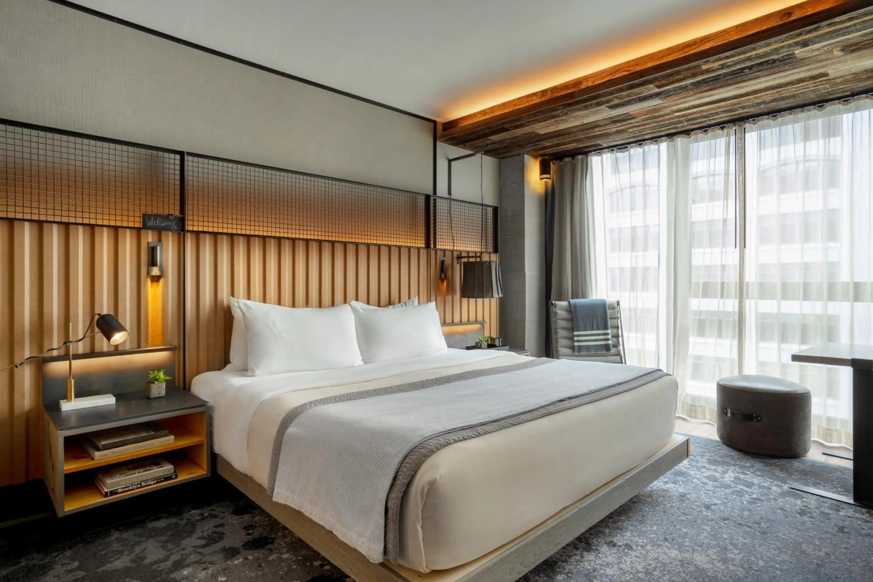 Bed in 1 Hotel Brooklyn Bridge