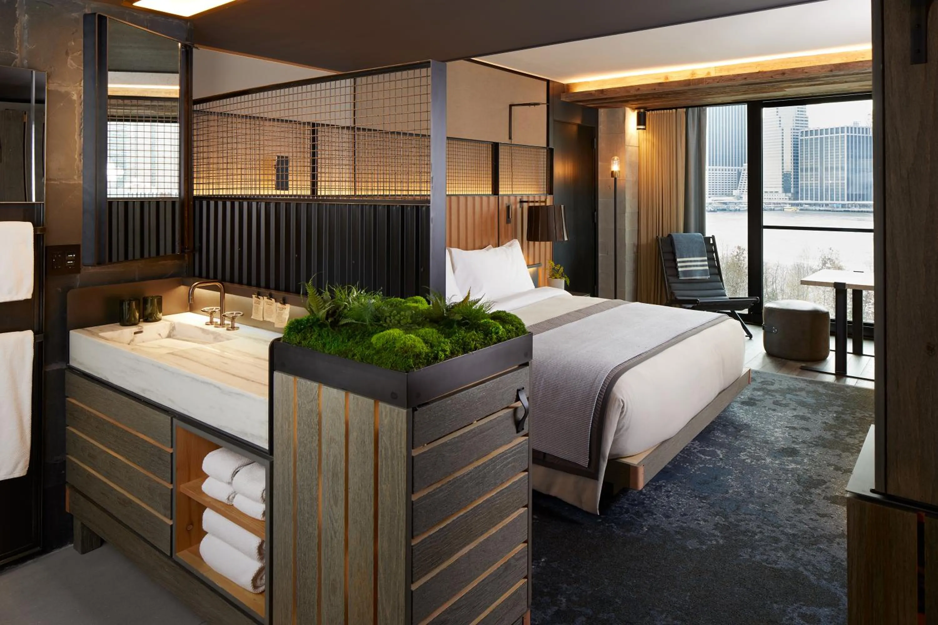 Bedroom, Bed in 1 Hotel Brooklyn Bridge