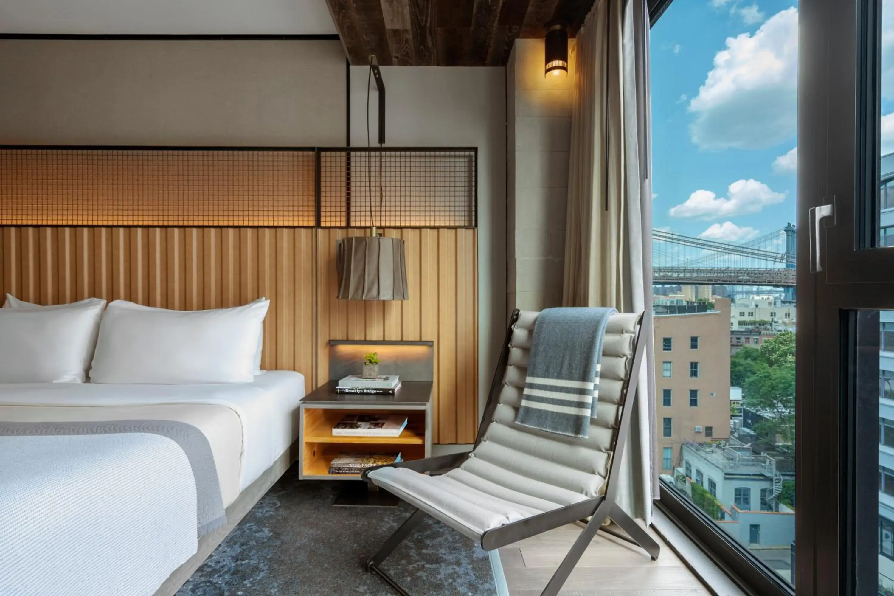 View (from property/room), Bed in 1 Hotel Brooklyn Bridge View (from property/room), Bed in 1 Hotel Brooklyn Bridge