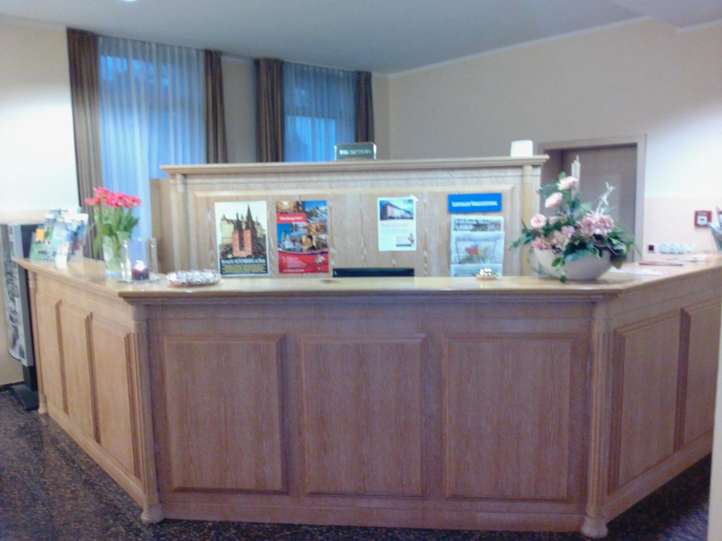 Lobby or reception in Parkhotel Altenburg