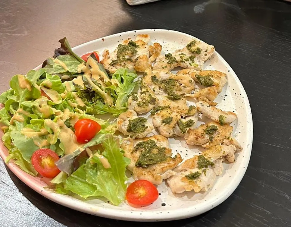 Breakfast in Goodfellas Thong lo Hostel #Check in time needed#