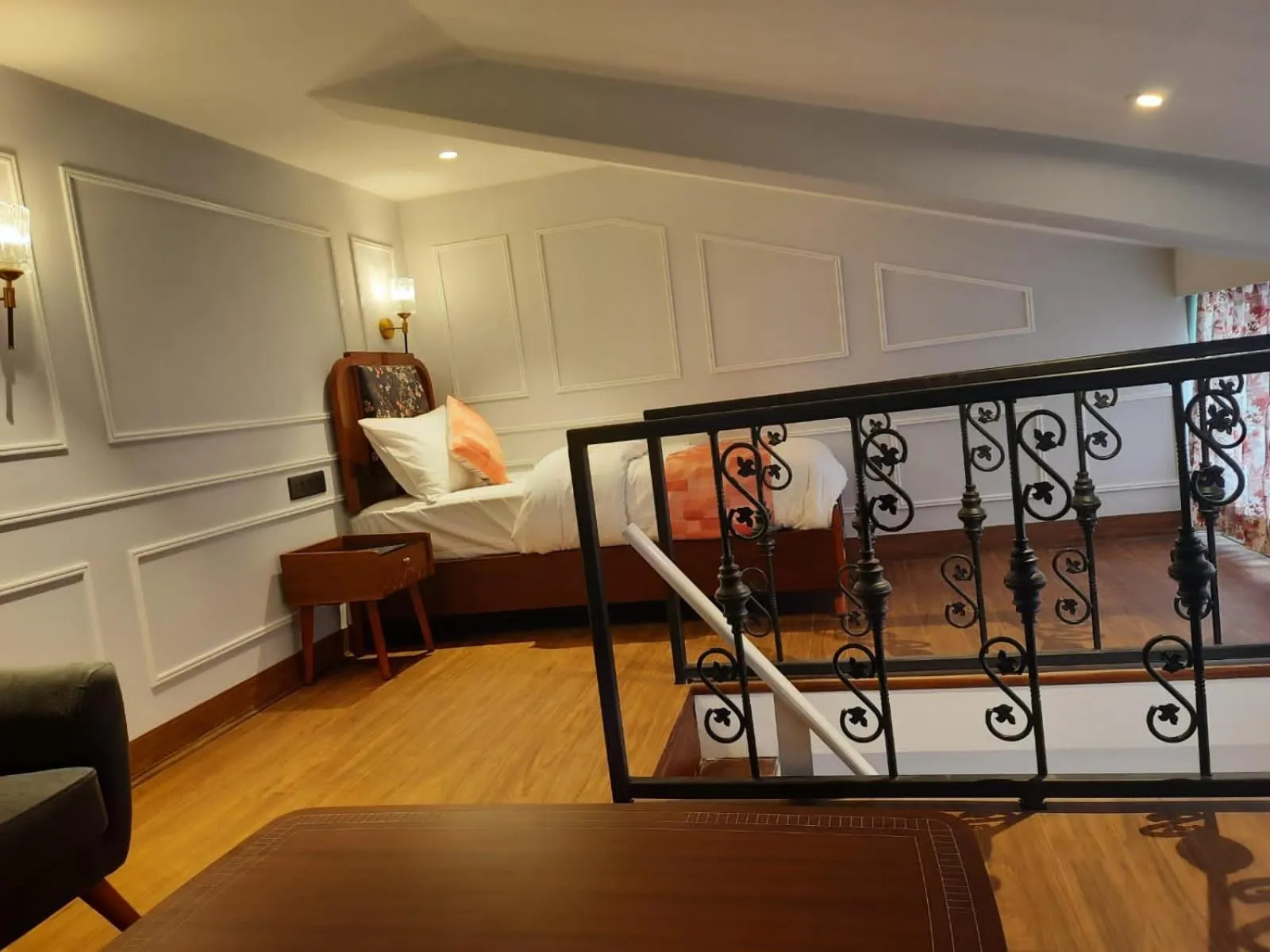 Bed in Hotel Sonar Bangla Darjeeling