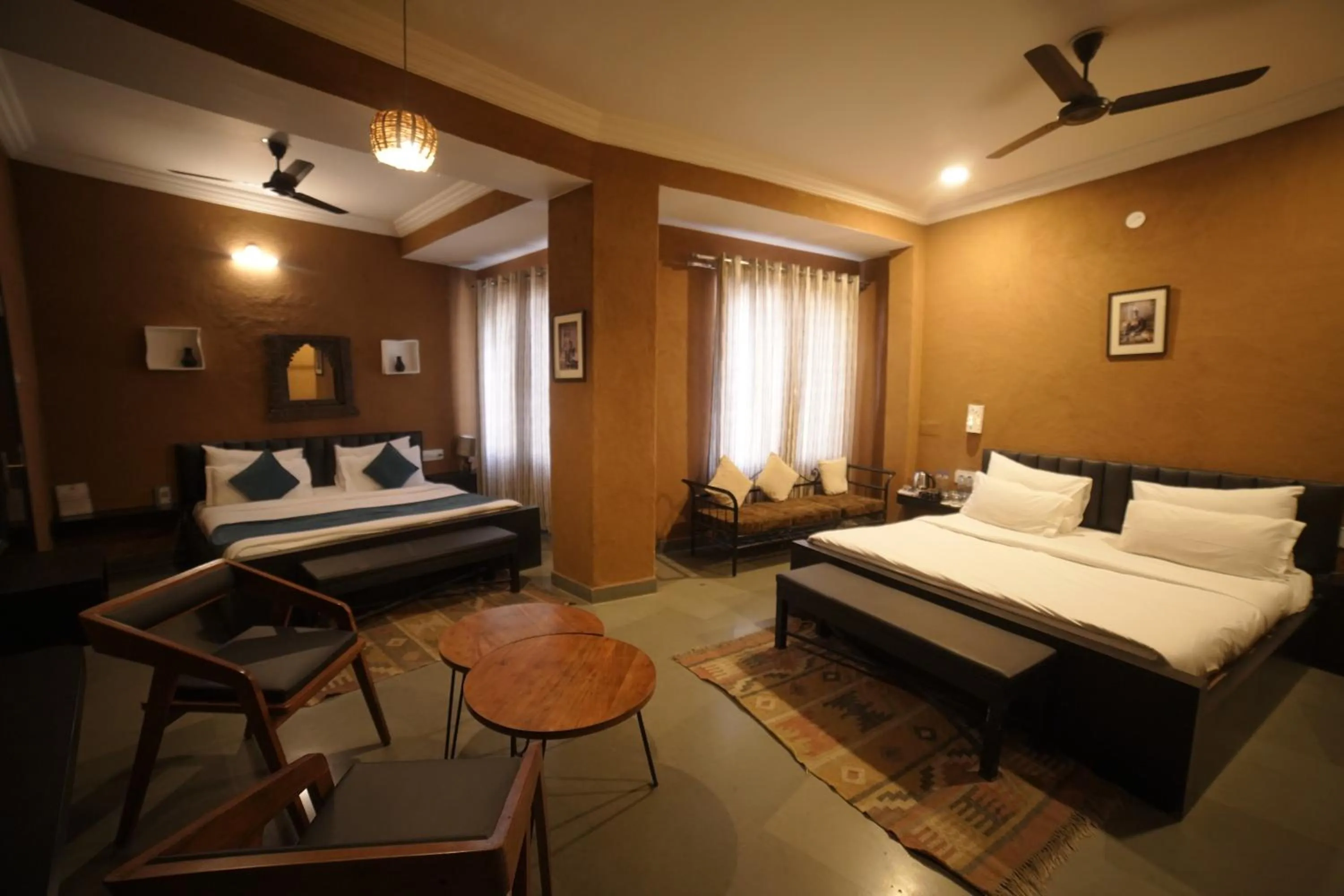 View (from property/room), Bed in Hotel Udai Niwas By The Lake